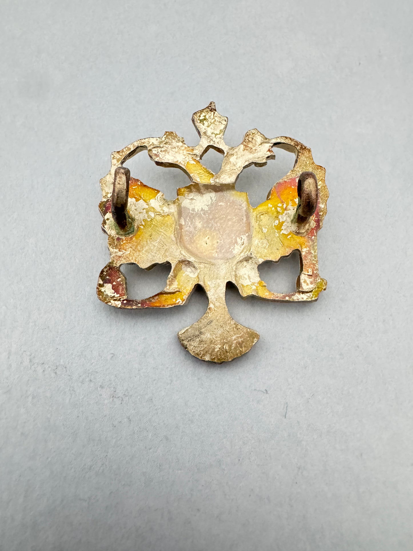 British Army 1st Queens Dragoon Guards Officer's Dress Cap Badge