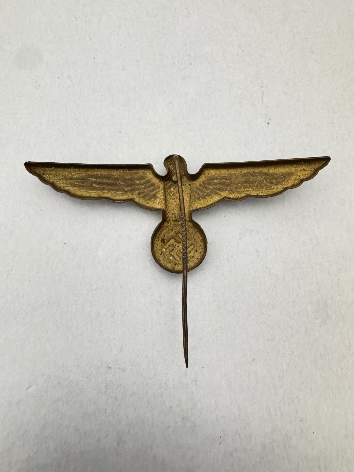WW2 German Kriegsmarine Metal Eagle Cap Badge