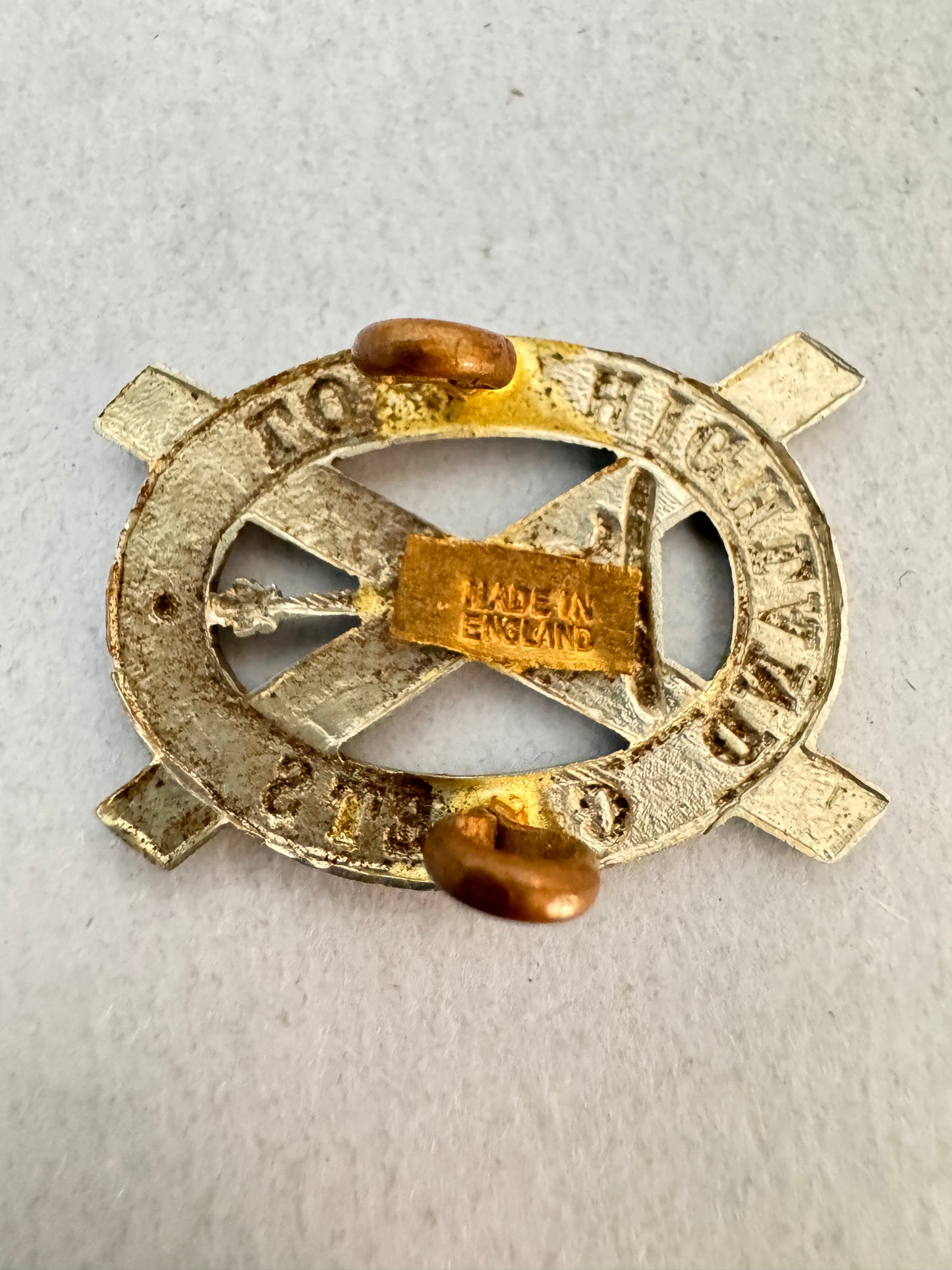 Canadian Lorn Highland Cadets Cap Badge & Collar Badge