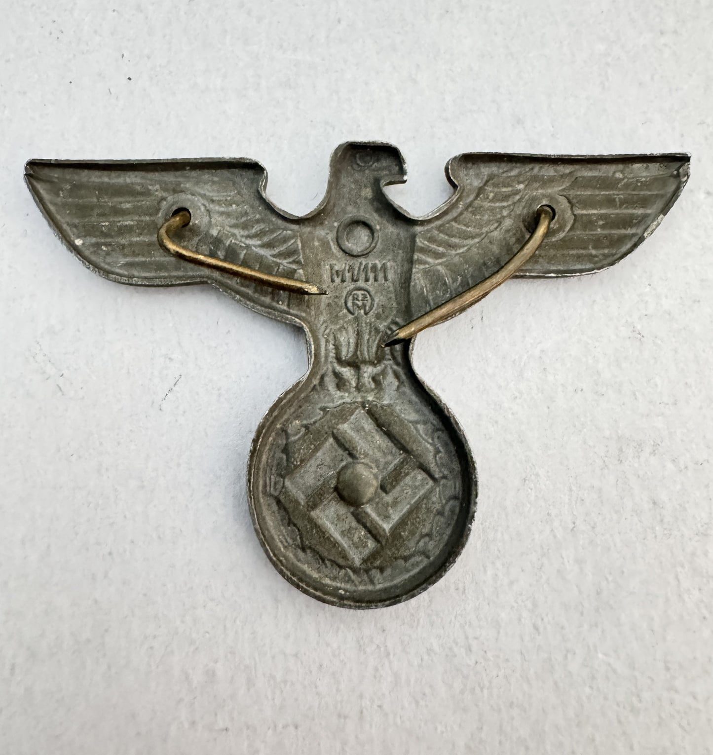 Third Reich Civil Servant Cap Eagle Badge RZM M1/111