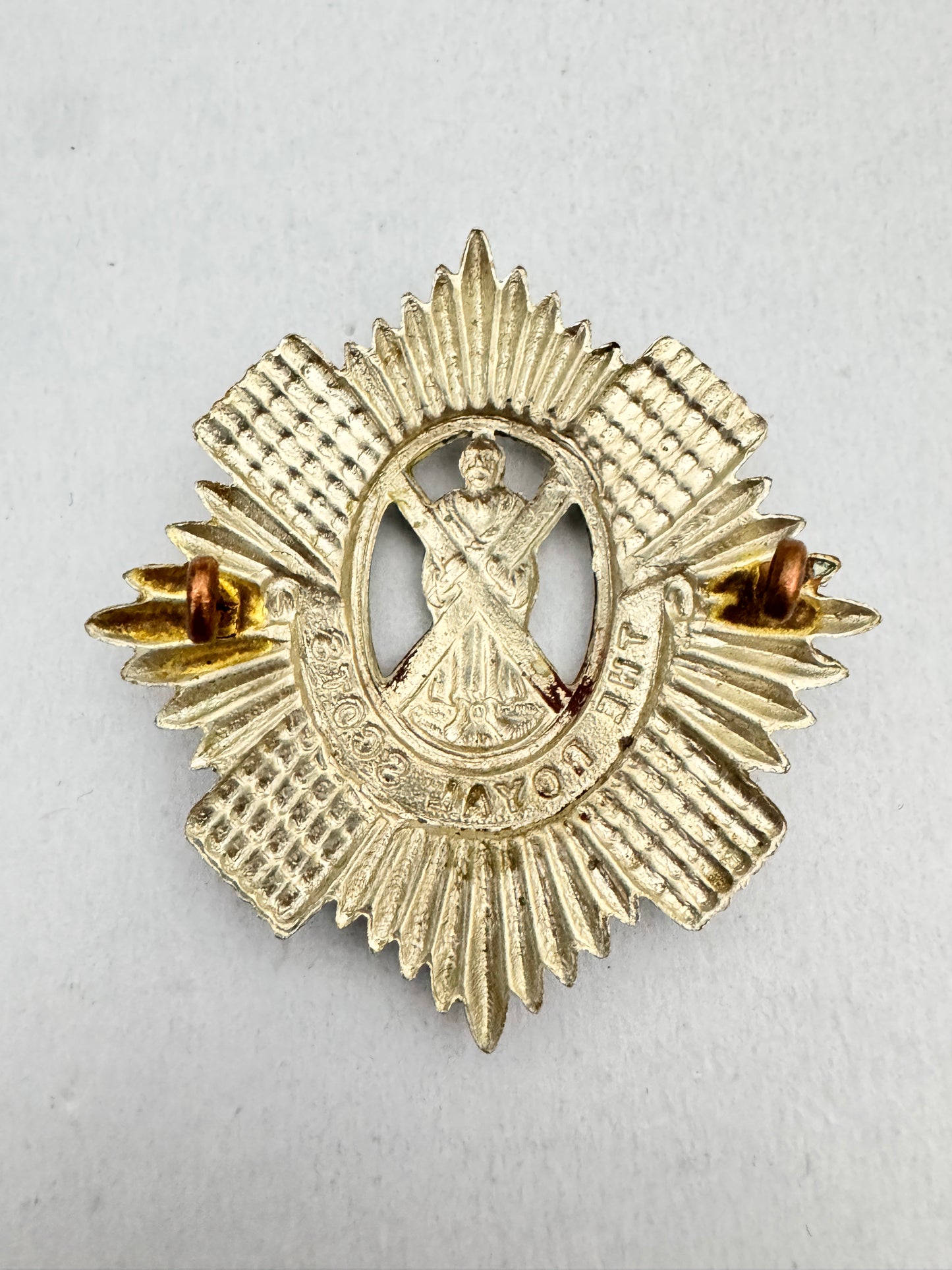 British Army Royal Scots Glengarry Cap Badge