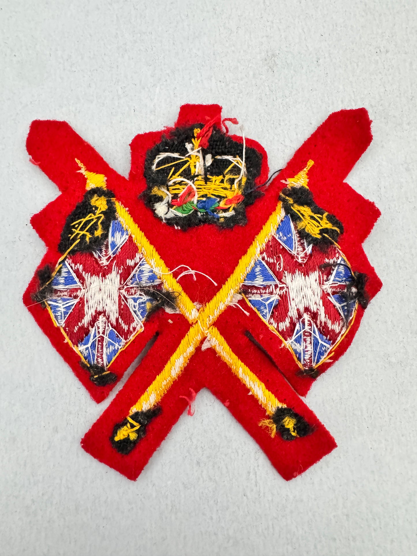 British Army Recruitment Sergeant Union Jack Arm Badge Insignia