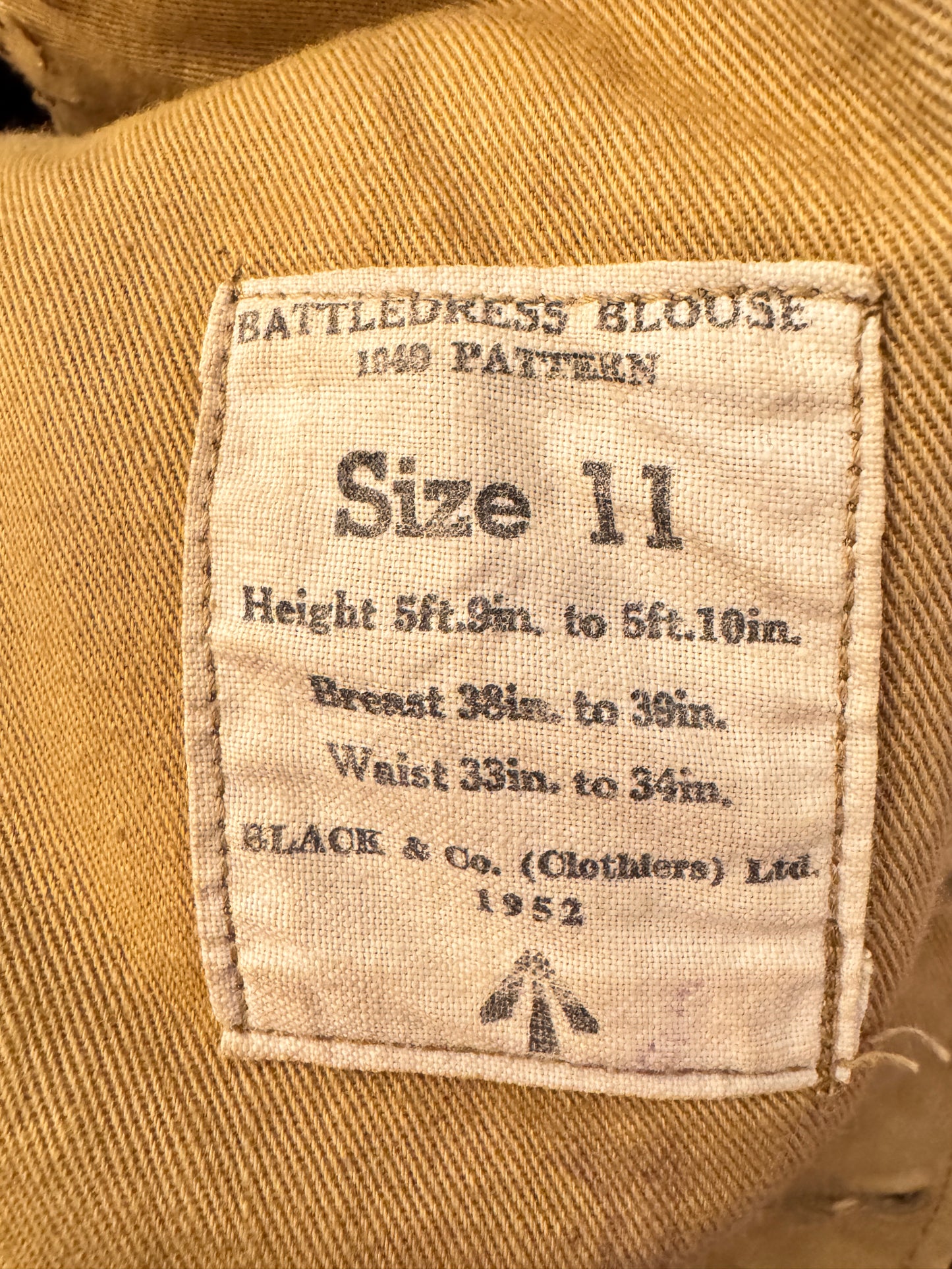 British Royal Marines Royal Armoured Corps Battledress Uniform Blouse Tunic