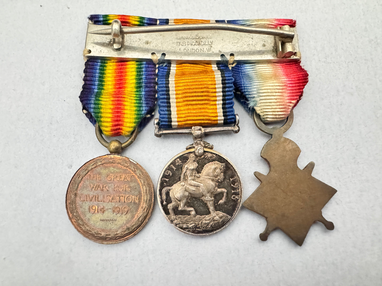 WW1 British War Medal Bar Miniatures SPINK