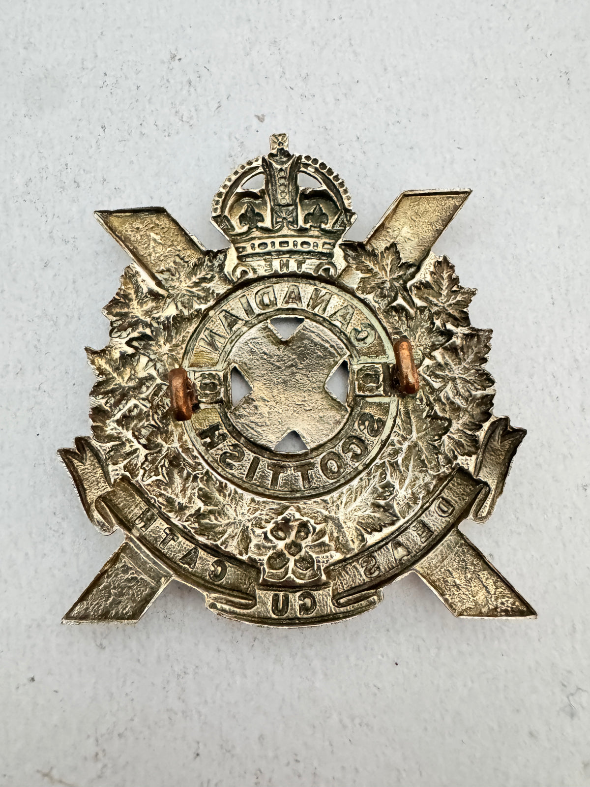 WW2 The Canadian Scottish Regiment Glengarry Cap Badge