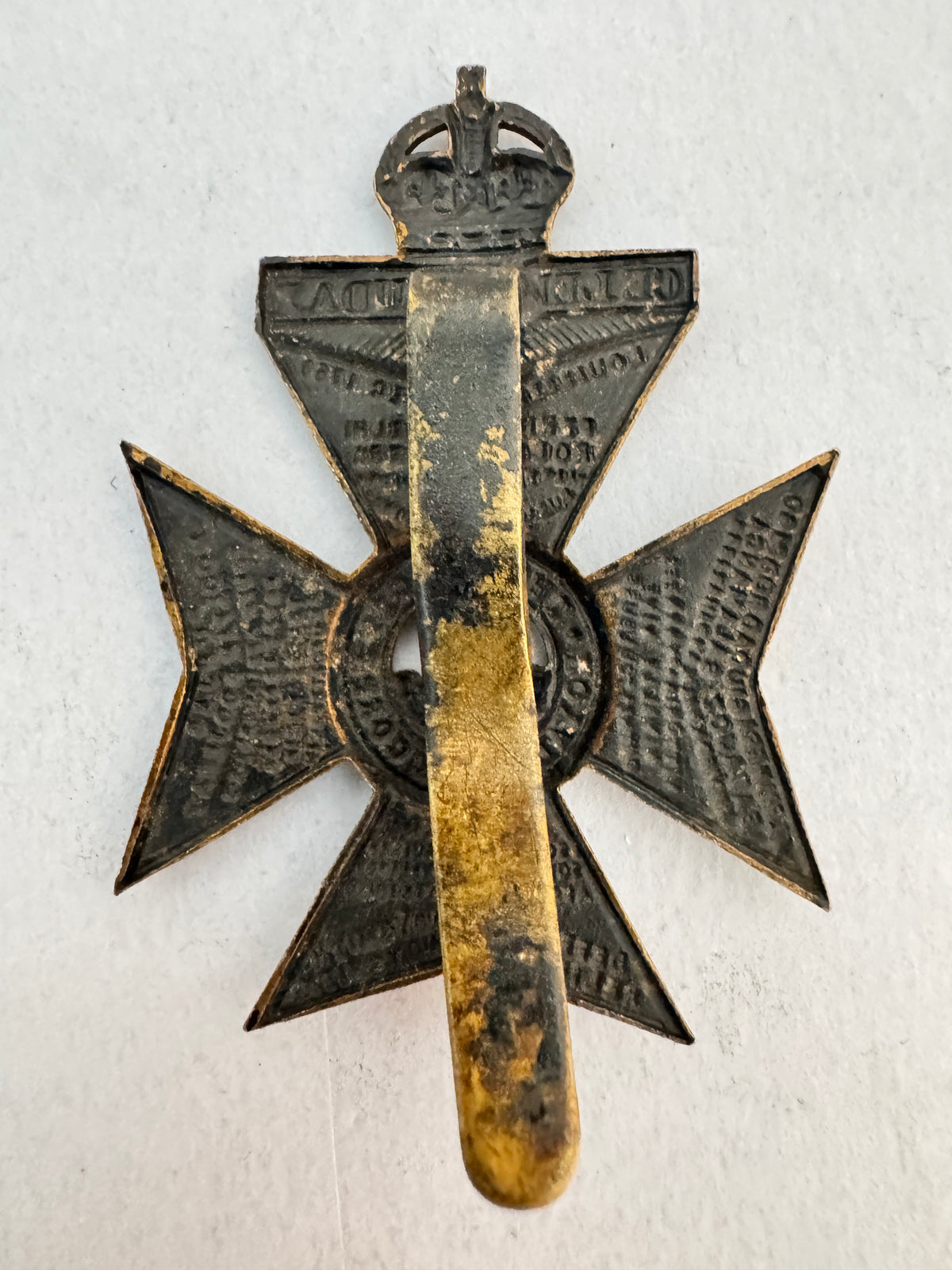WW2 British Army The King's Royal Rifle Corps Cap Badge
