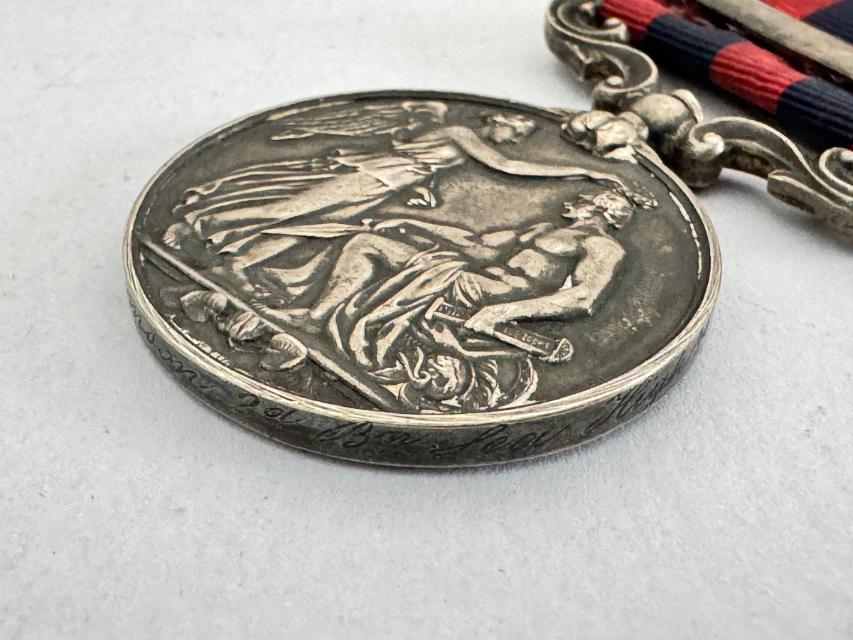 British India Medal HAZARA 1888 Seaforth Highlanders
