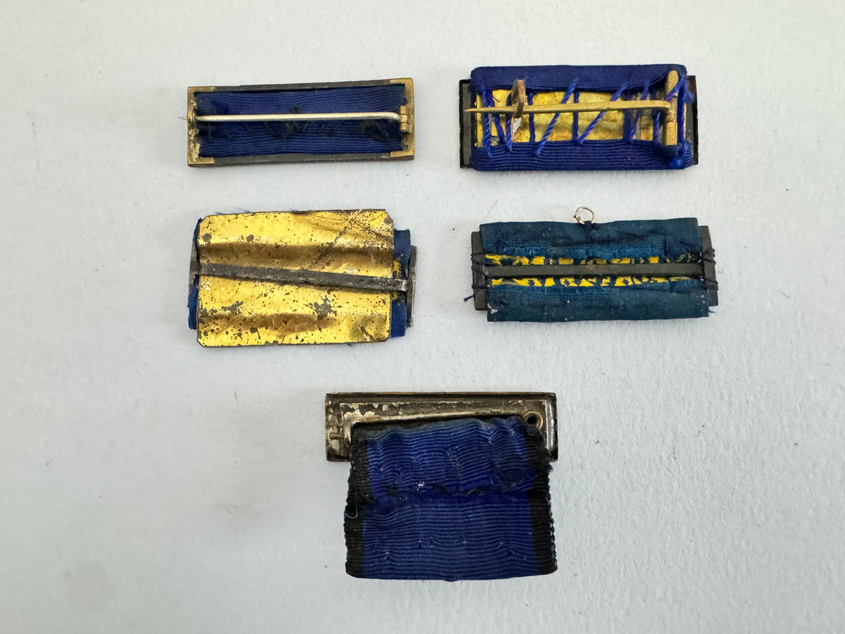 Imperial German Prussian Landwehr Long Service Ribbon Bars