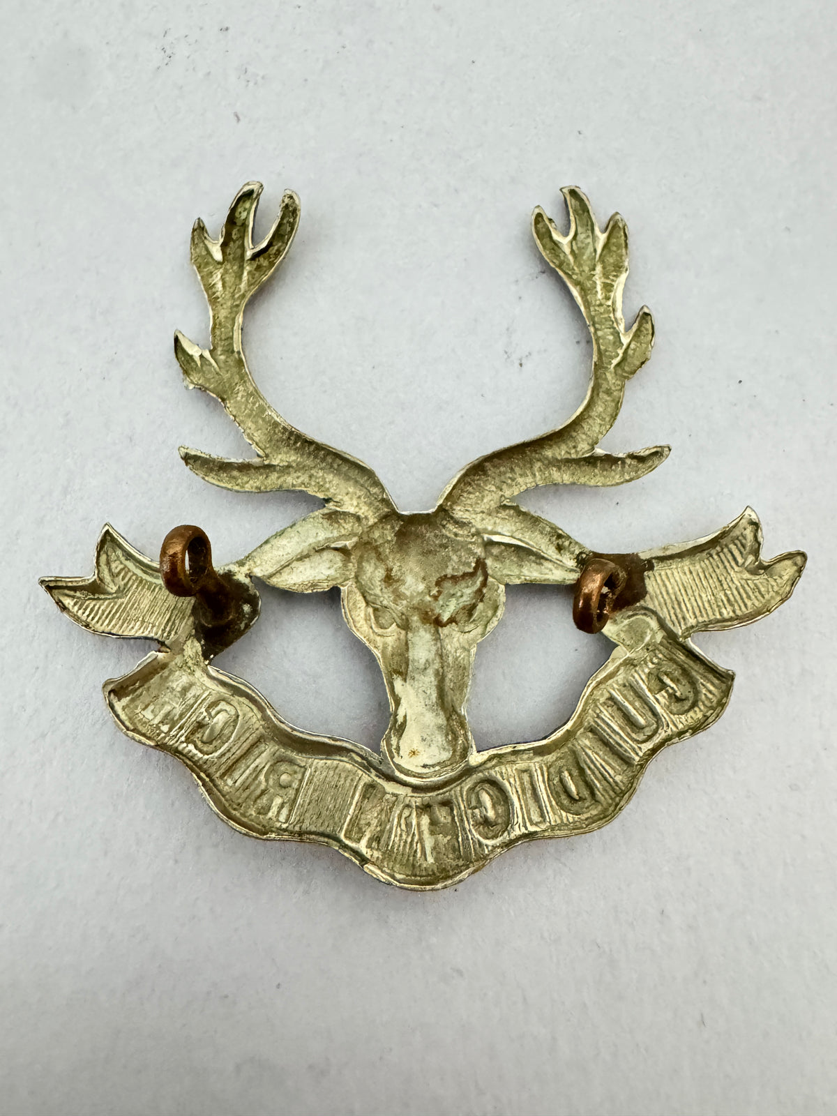 WW2 British Army Seaforth Highlanders Regiment Glengarry Cap Badge