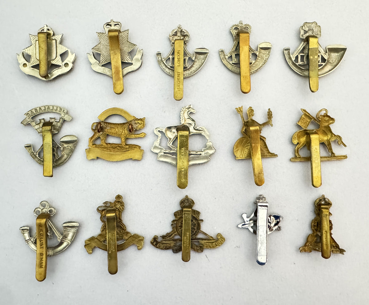 15 British Army Beret Badges Mixed Regiments Original Military Insignia