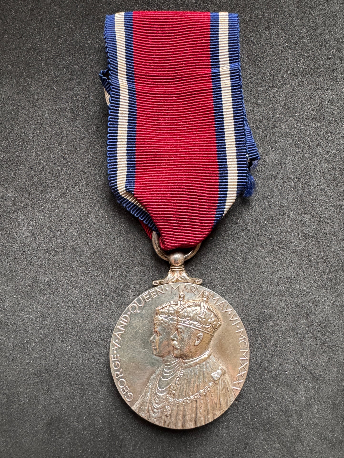 Photo 1 of King George V & Queen Mary Silver Jubilee Medal 1935 GRV - collectible militaria item