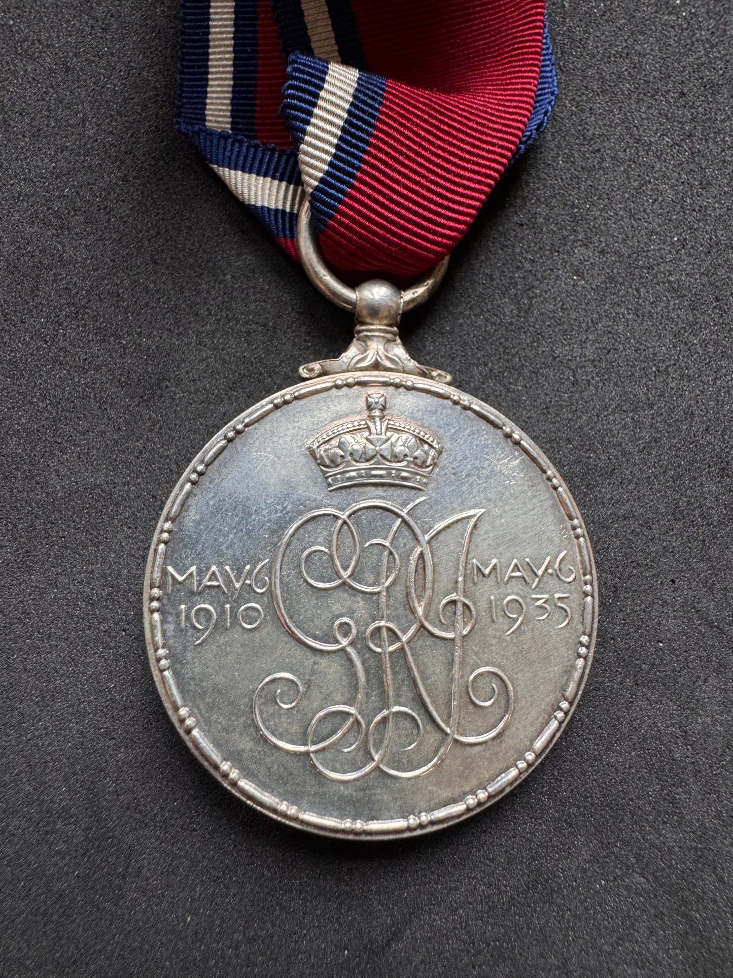 Photo 3 of King George V & Queen Mary Silver Jubilee Medal 1935 GRV - collectible militaria item