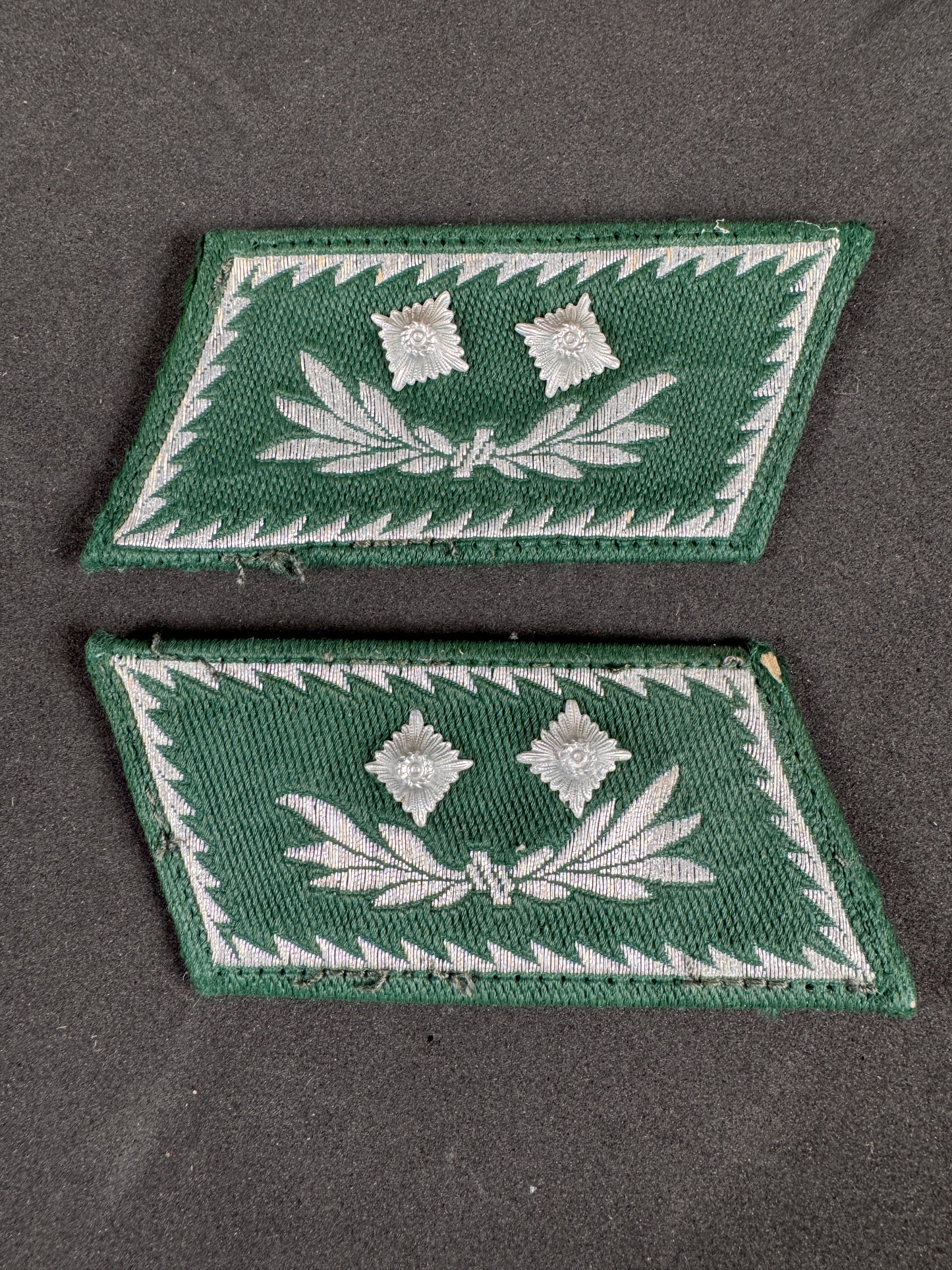 Photo 1 of WW2 German Customs Official Uniform Collar Badges ZollSekretar - collectible militaria item