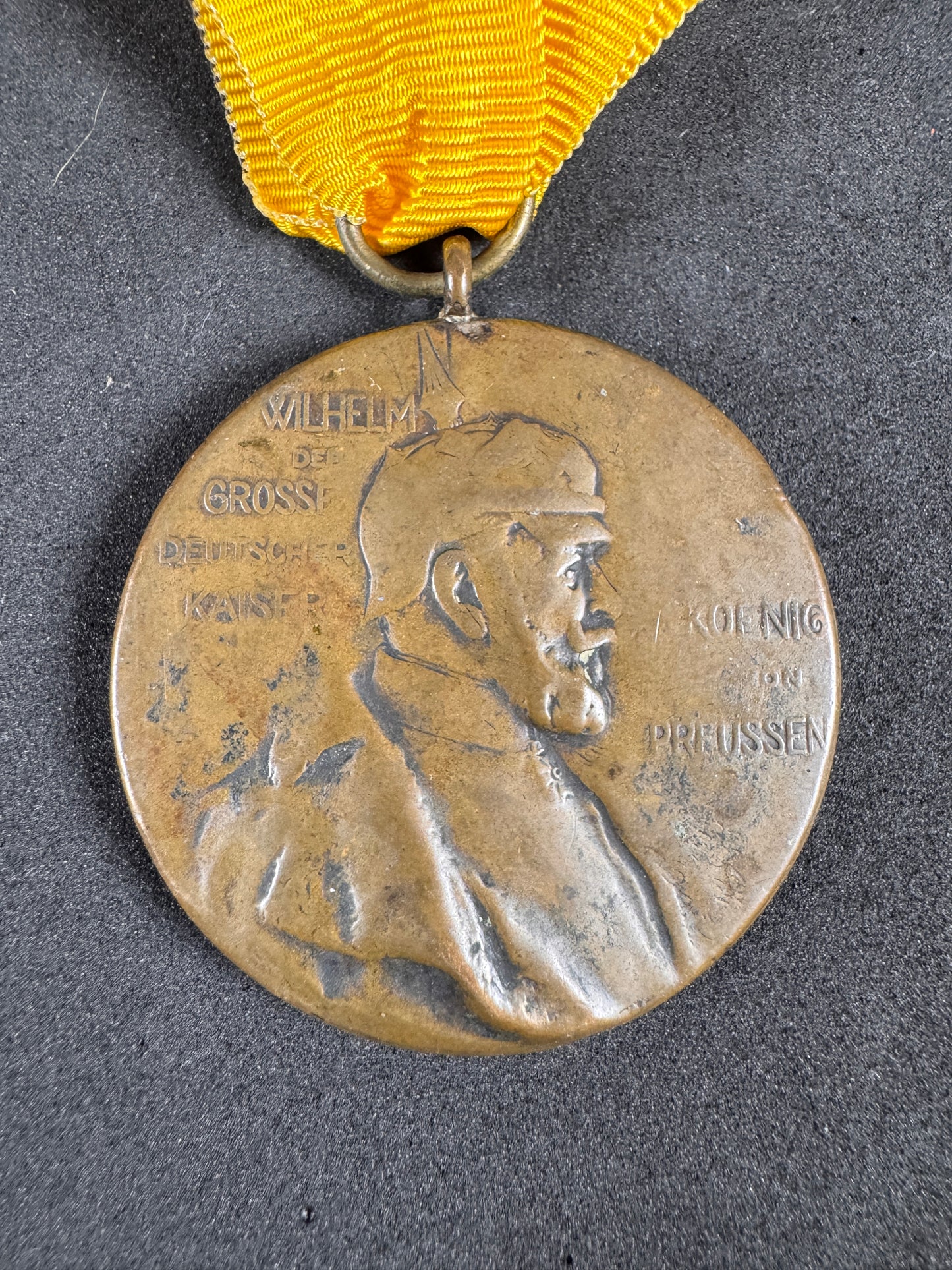 Photo 2 of German Empire 1897 Prussian Kaiser Wilhelm Centennial Medal - collectible militaria item