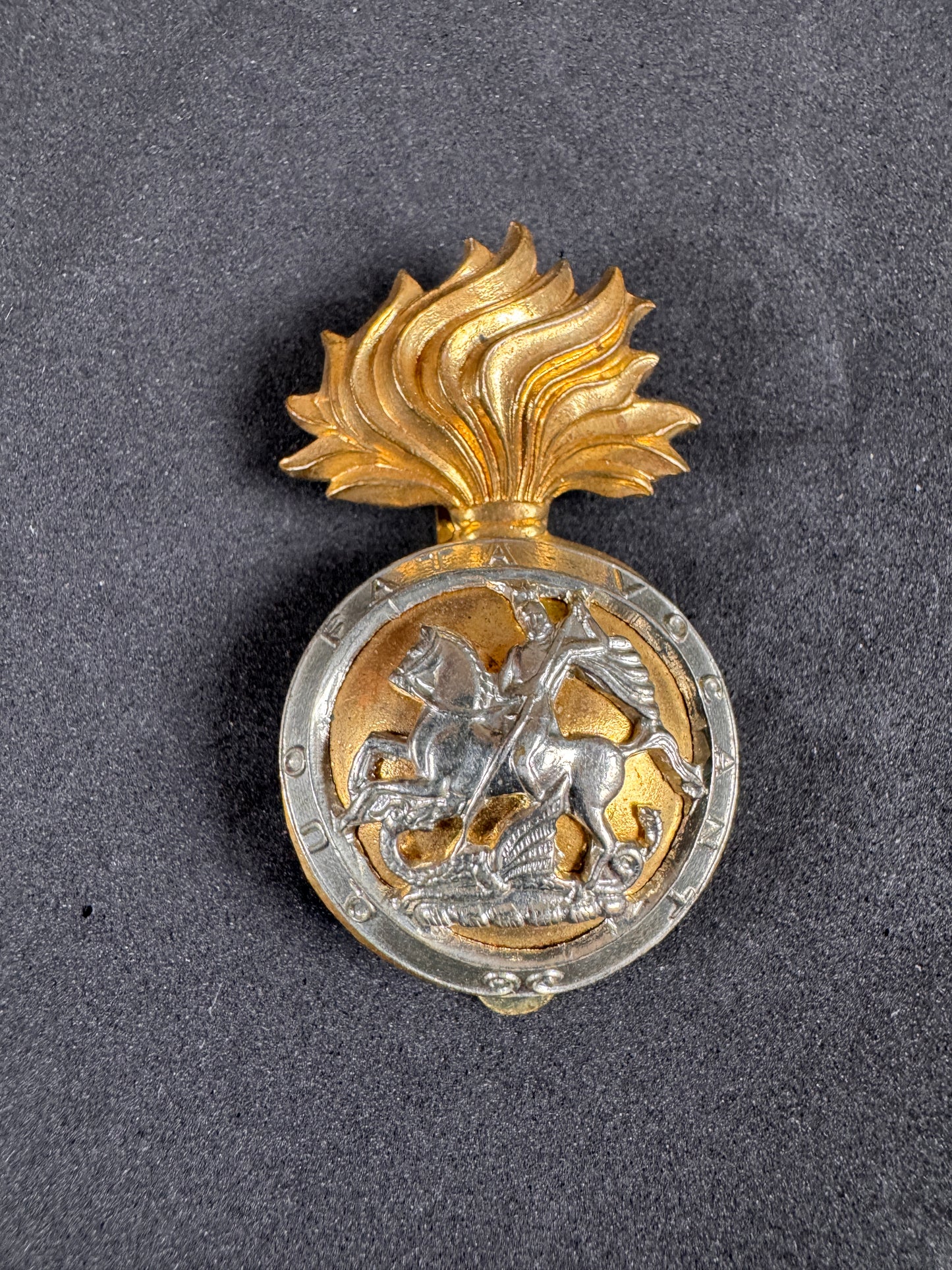 Photo 1 of WW2 British Army Royal Northumberland Fusiliers Cap Badge - collectible militaria item