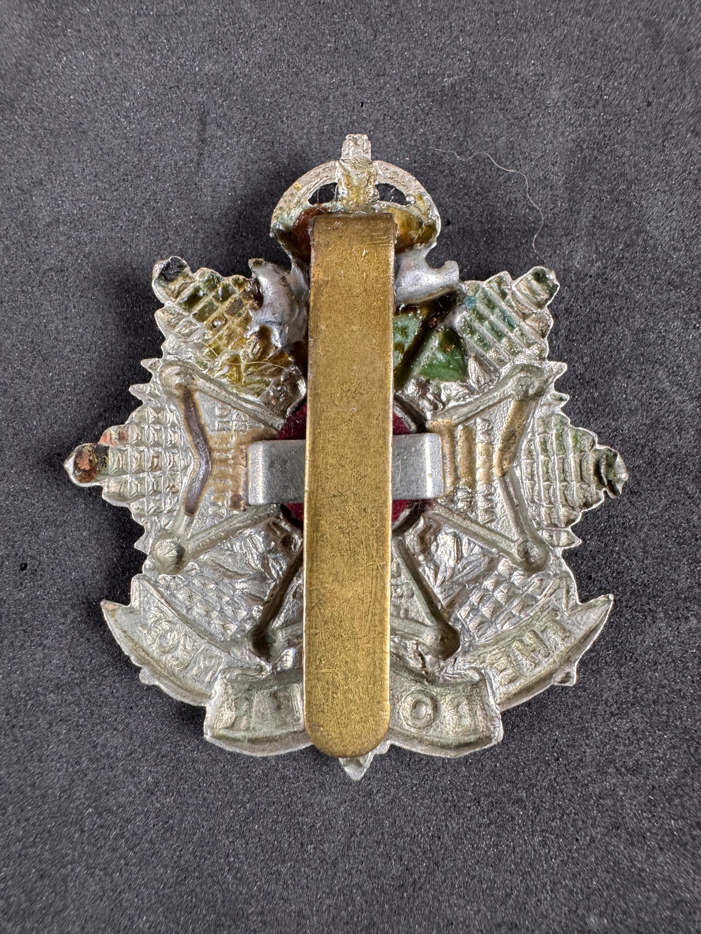 Photo 2 of WW2 British Army Border Regiment Cap Badge - collectible militaria item