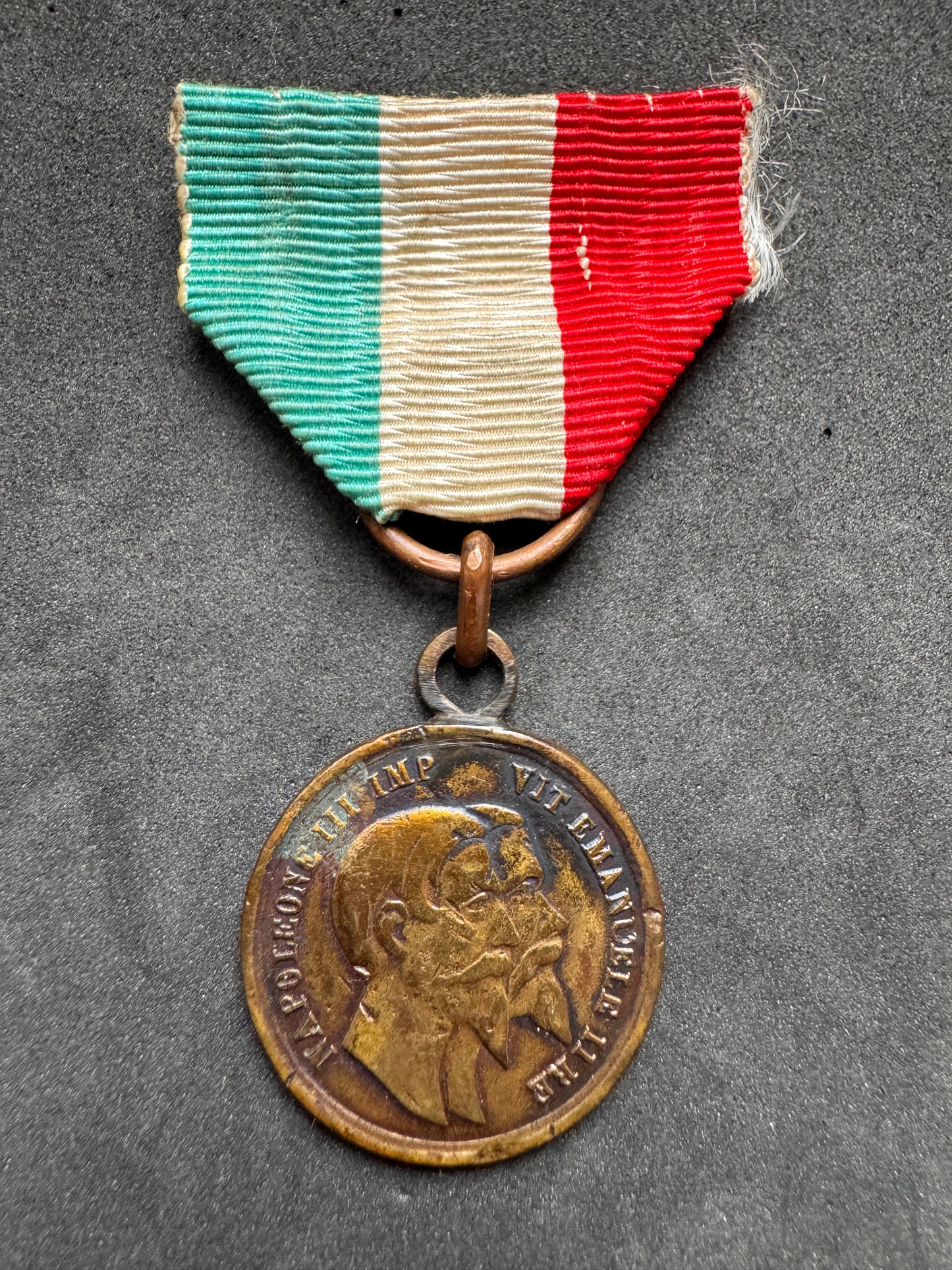 Photo 1 of 1859 Sardinia (Italy) & France Unity (Reuniti) Medal - collectible militaria item