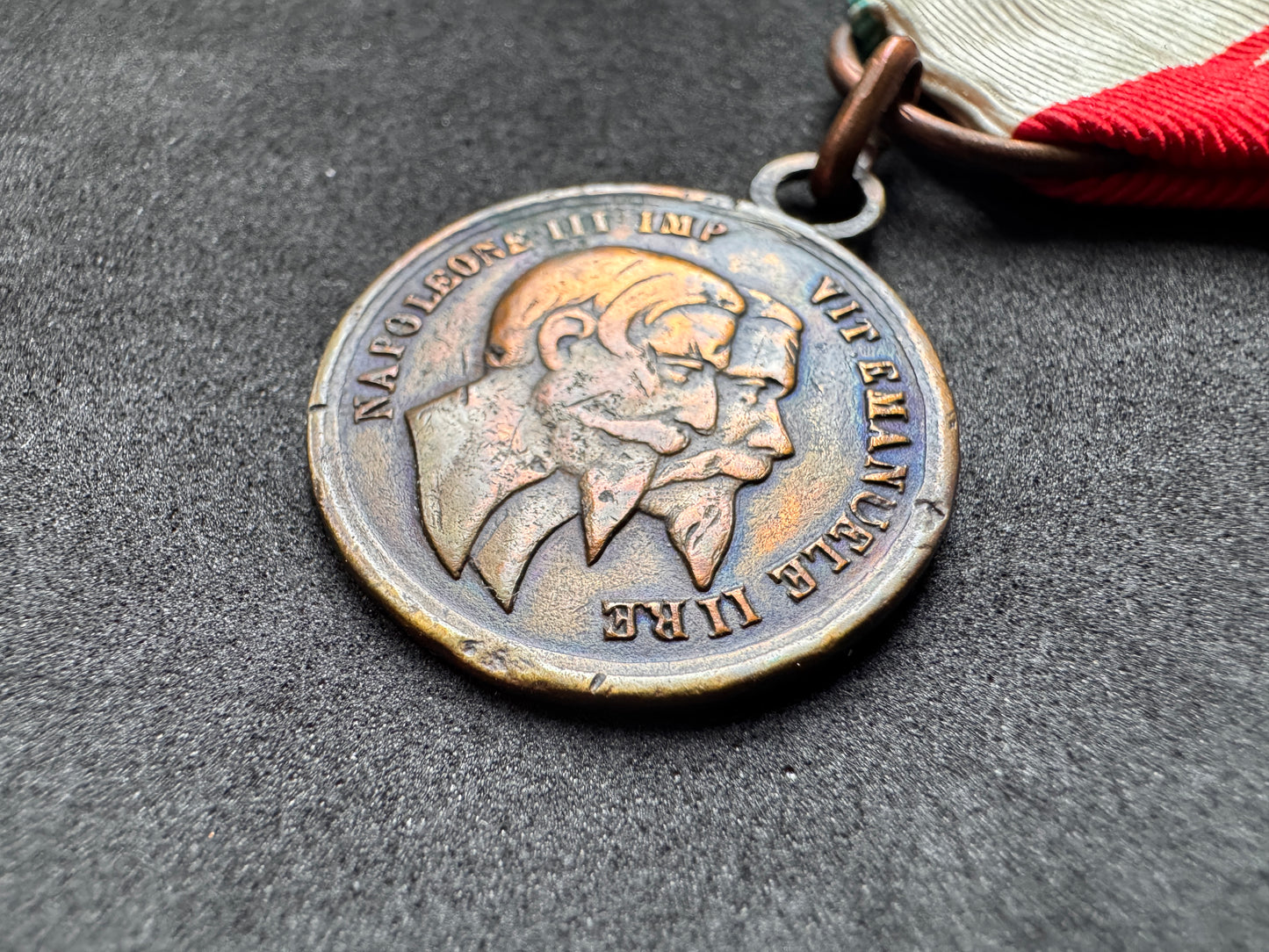Photo 4 of 1859 Sardinia (Italy) & France Unity (Reuniti) Medal - collectible militaria item