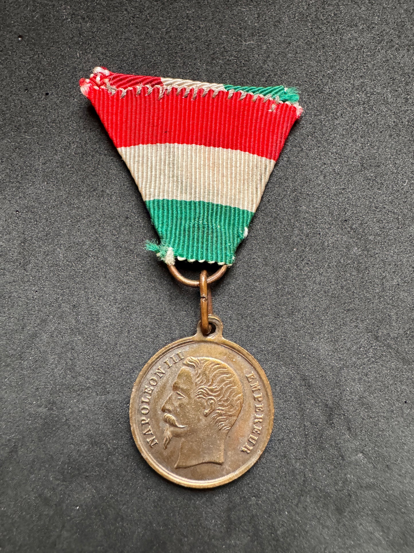 Photo 3 of 1859 Italian Independence Wars Victorius Emmanuel II medal - Napoleon III - collectible militaria item
