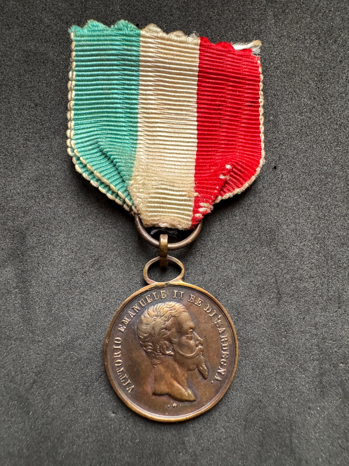 Photo 1 of 1859 Italian Independence Wars Vittorio Emmanuel II & Napoleon III Medal - collectible militaria item