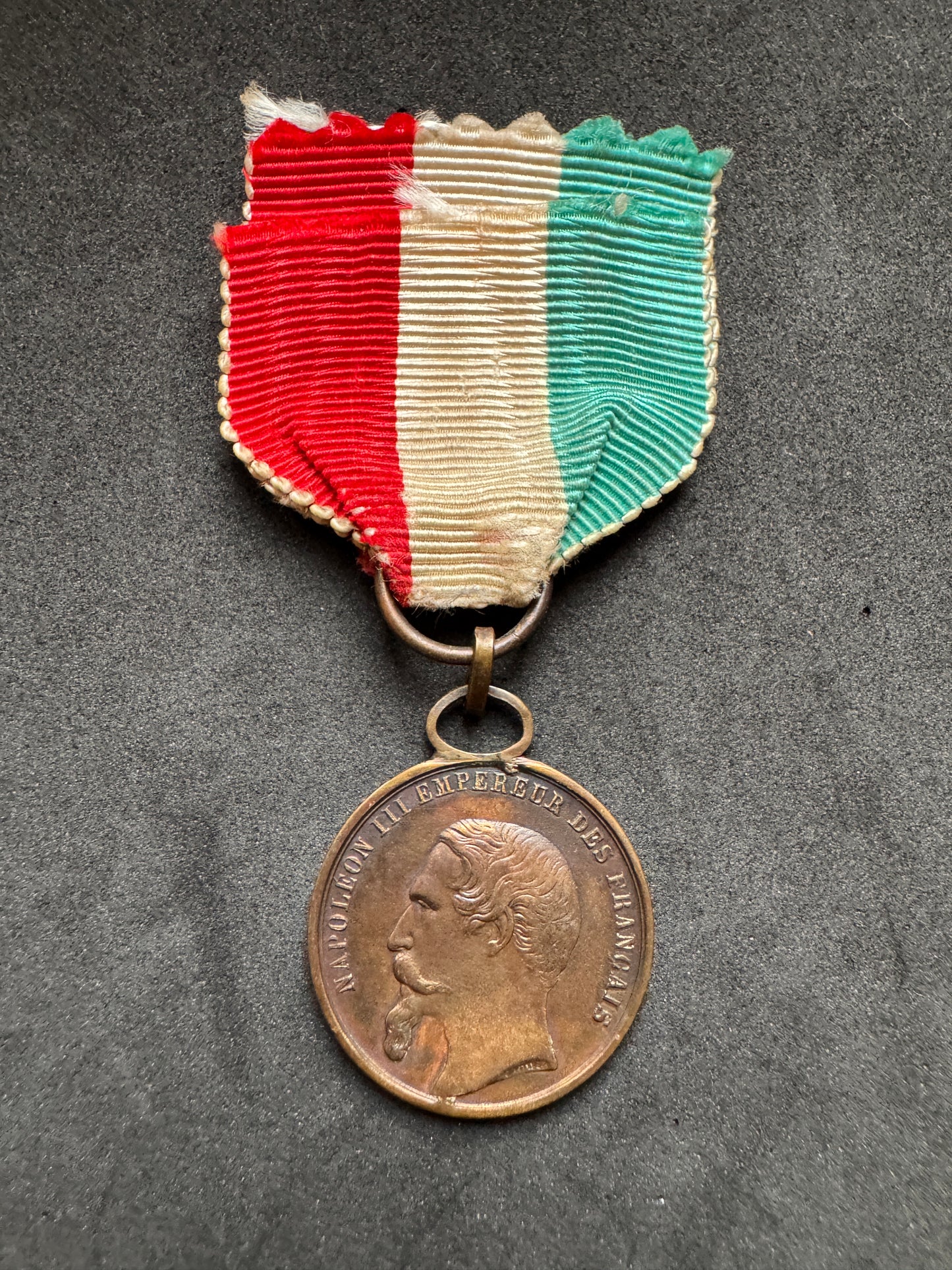 Photo 3 of 1859 Italian Independence Wars Vittorio Emmanuel II & Napoleon III Medal - collectible militaria item