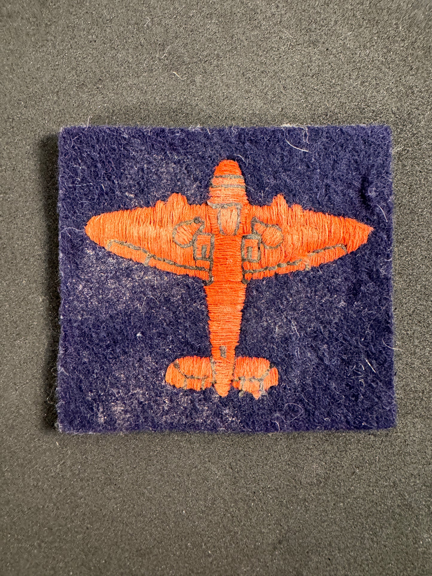 Photo 1 of After WW2 British Royal Observer Corps (ROC) Qualification Arm Badge - collectible militaria item