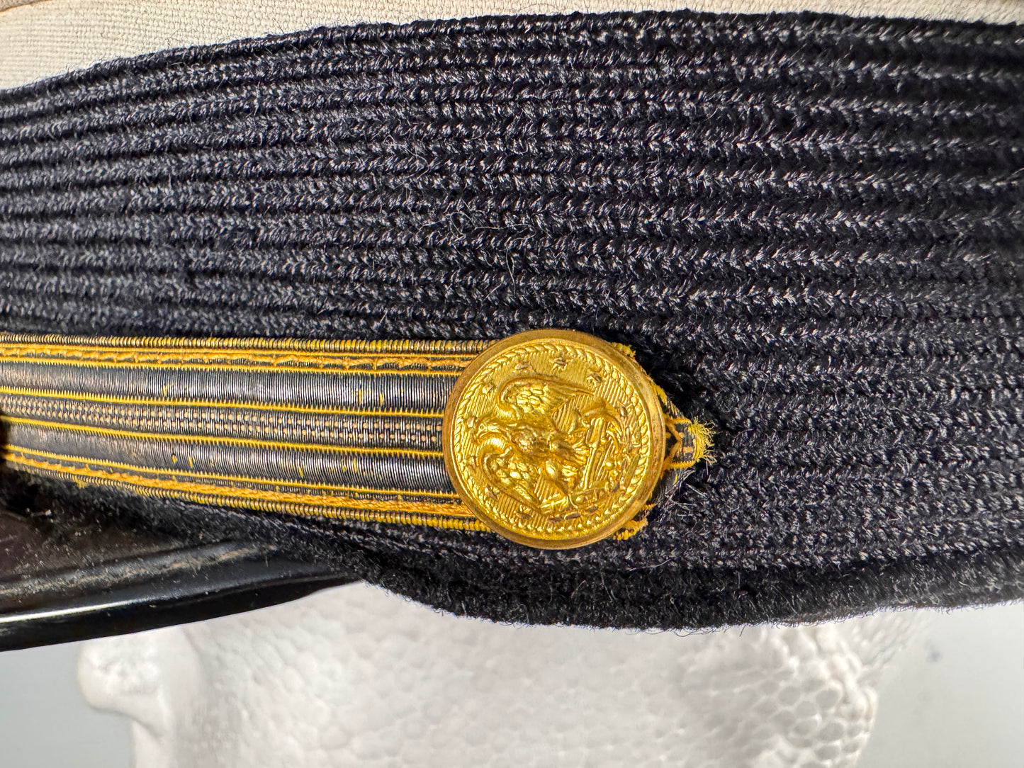 Photo 5 of U.S. Navy Aviator Officer’s Combination Cap - collectible militaria item