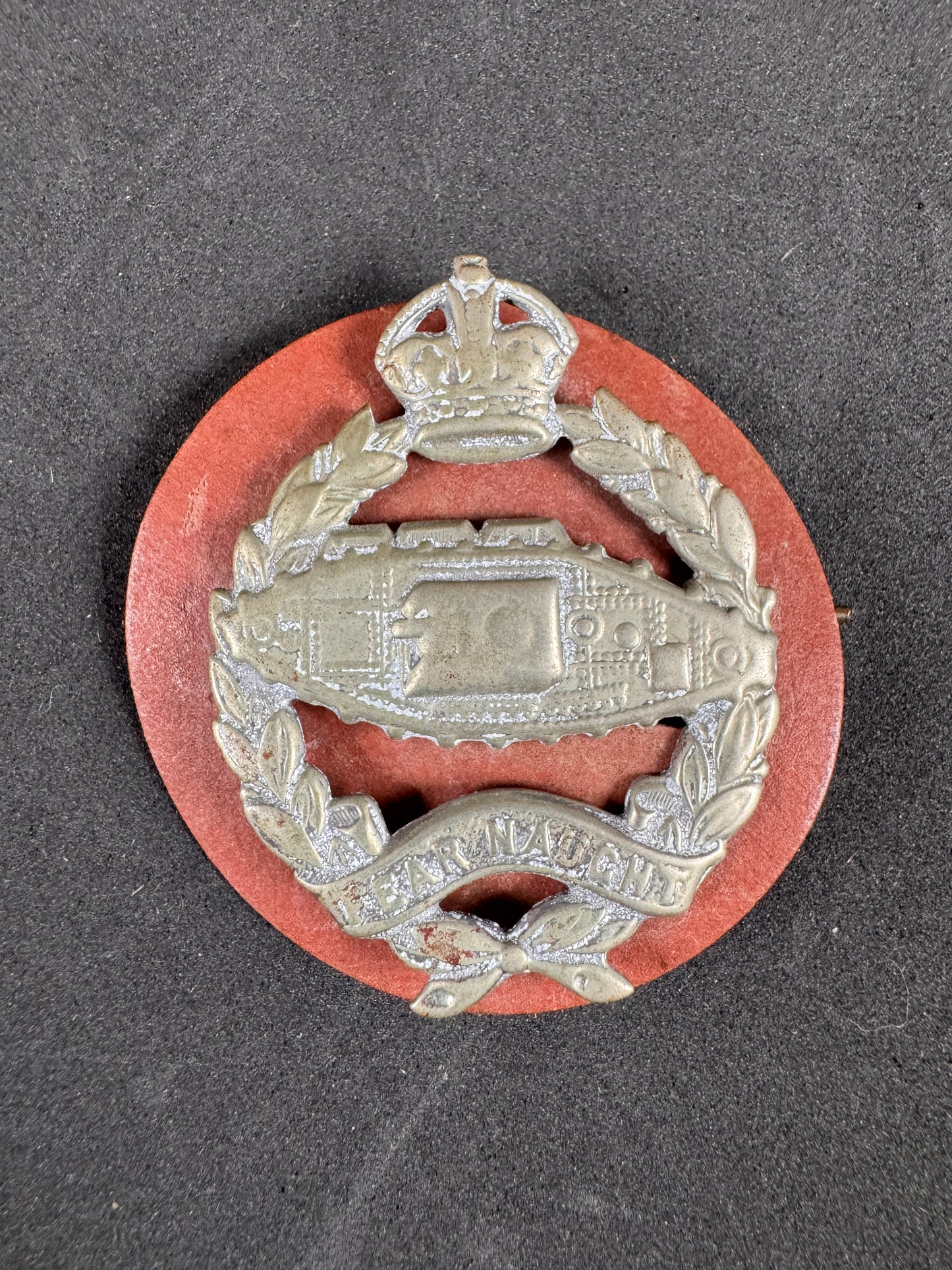 Photo 1 of WW2 British Army Royal Tank Regiment Cap Badge RTR - collectible militaria item
