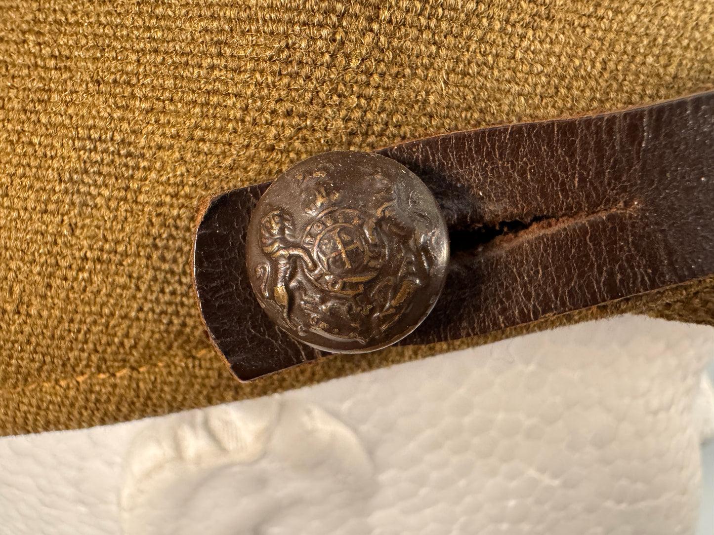 Photo 4 of WWI British Army Officer’s Service Dress Cap - Tress & Co., London - collectible militaria item