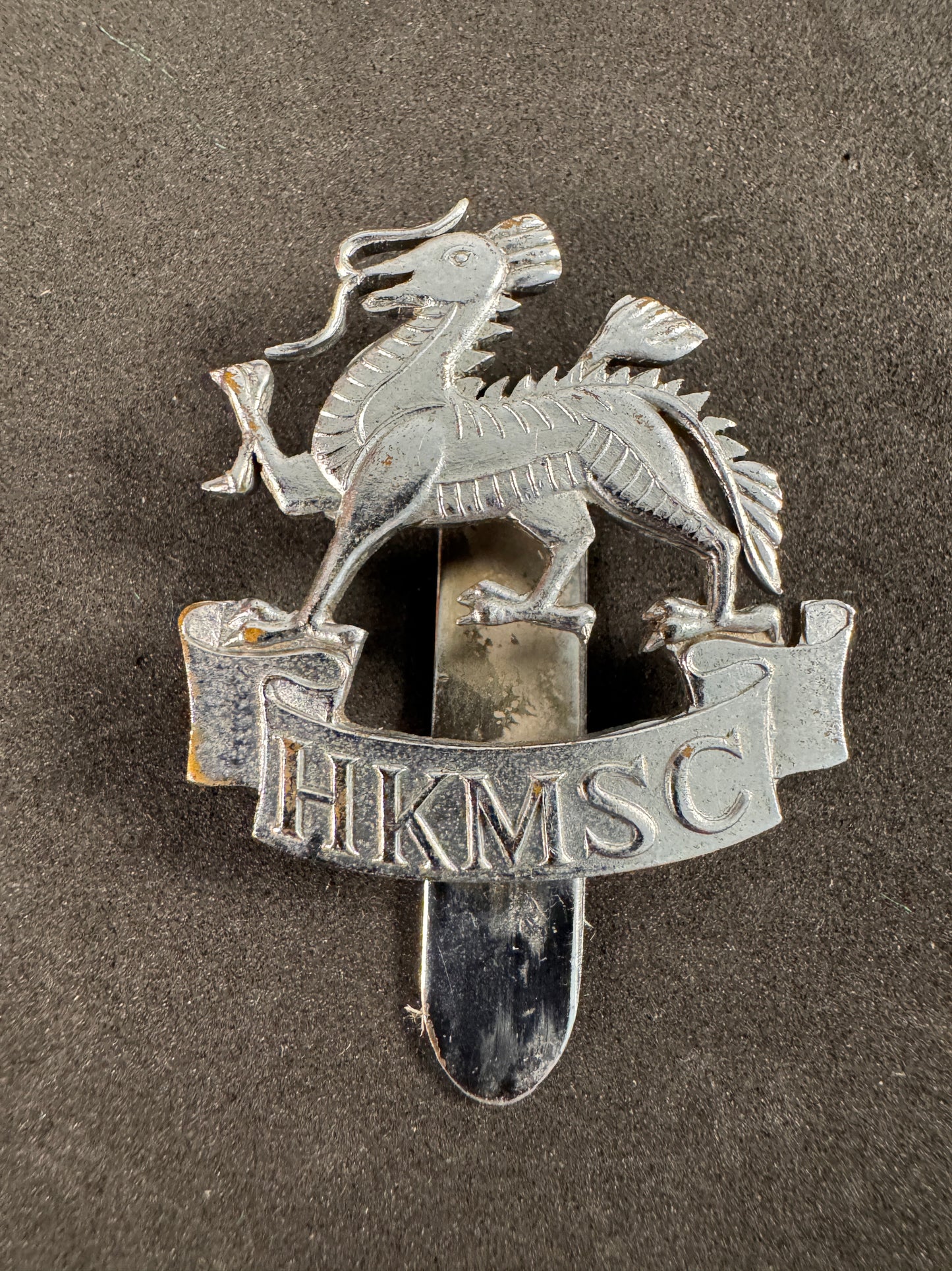 Photo 1 of Hong Kong Military Service Corps (HKMSC) Cap Badge - collectible militaria item