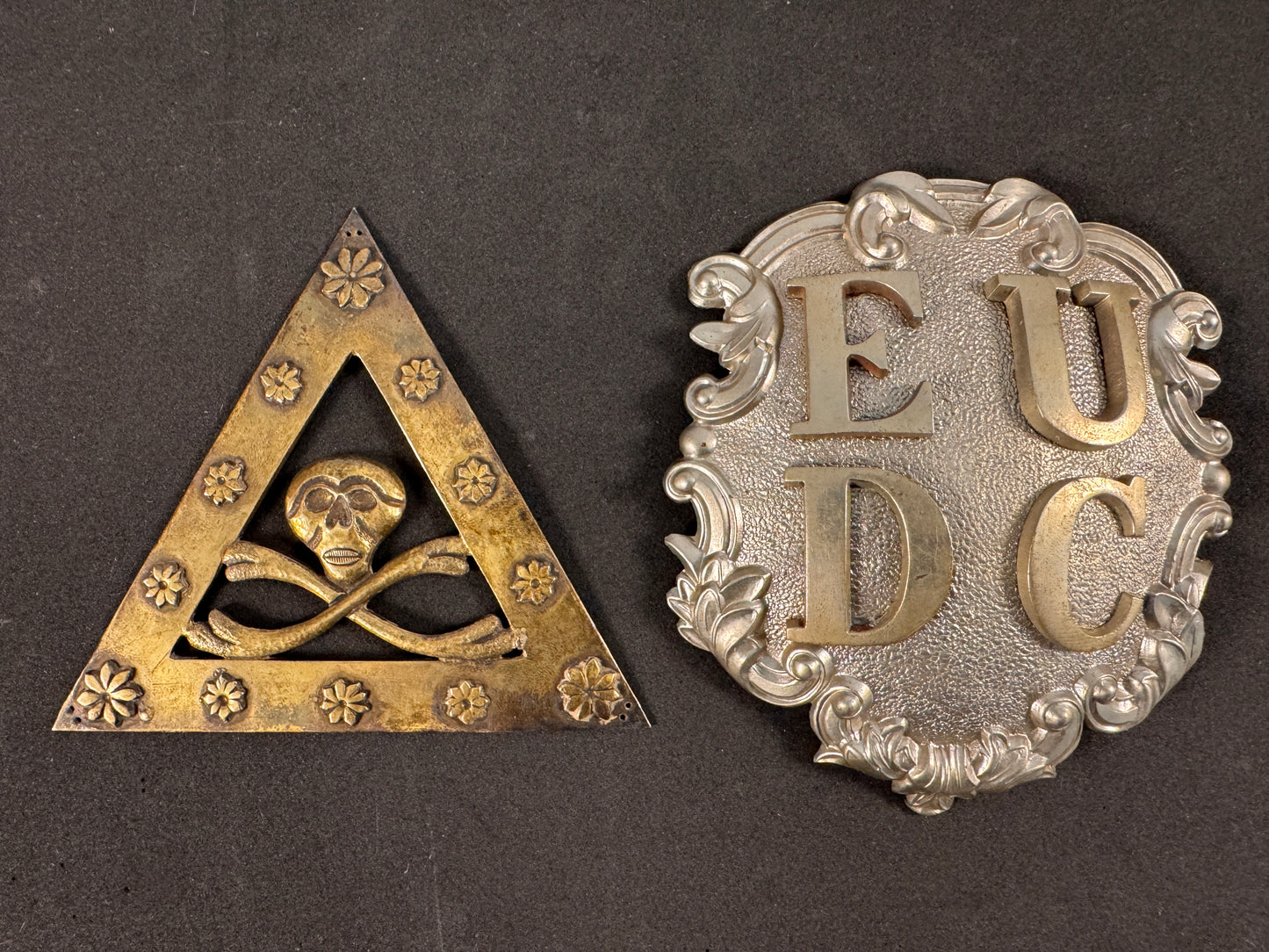 Photo 1 of Antique German Ceremonial Regalia Plaques - Military Veteran or Masonic - collectible militaria item