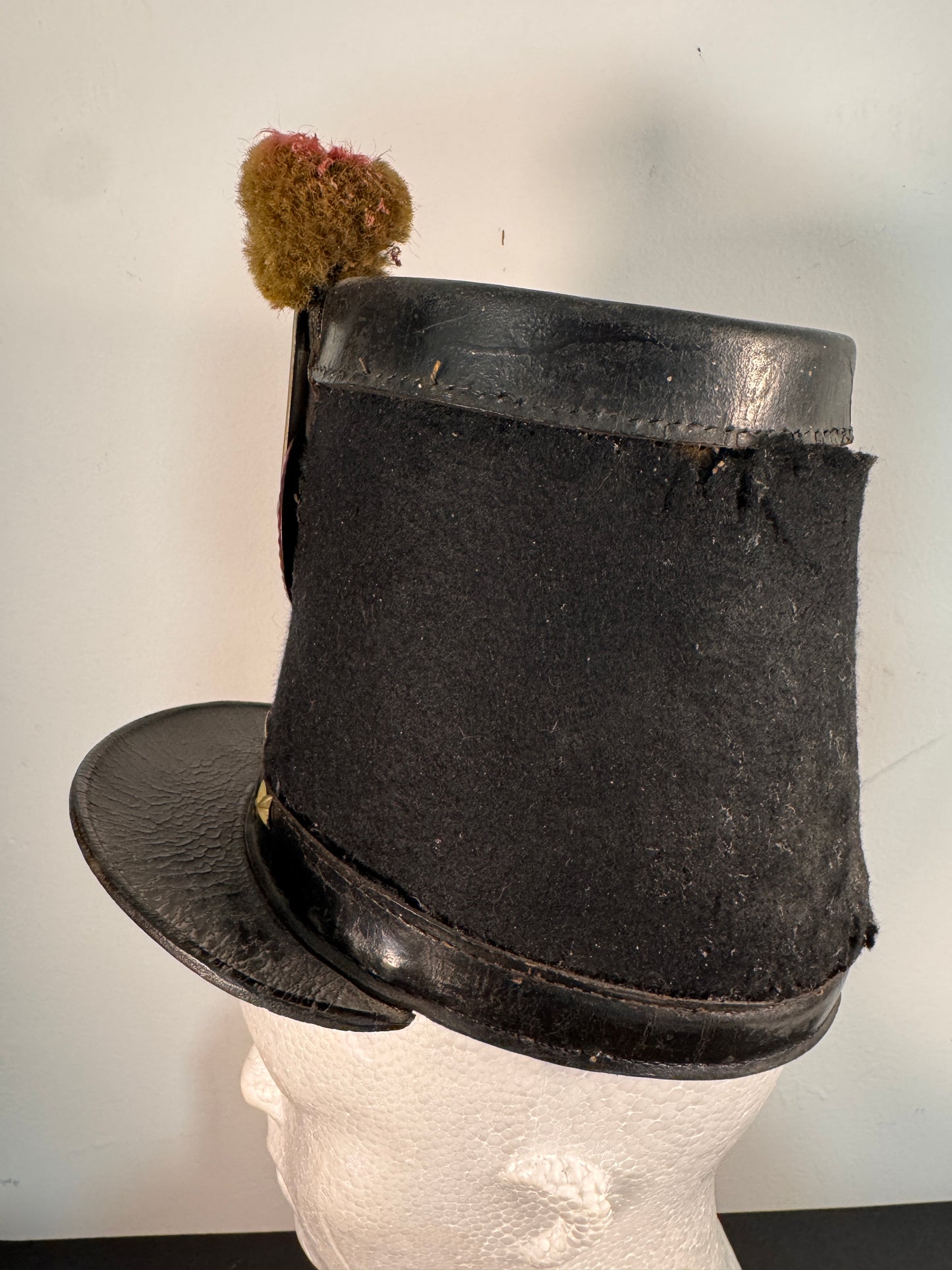 Photo 5 of Antique 19th Century Swiss Infantry Shako - 37th Regiment - collectible militaria item
