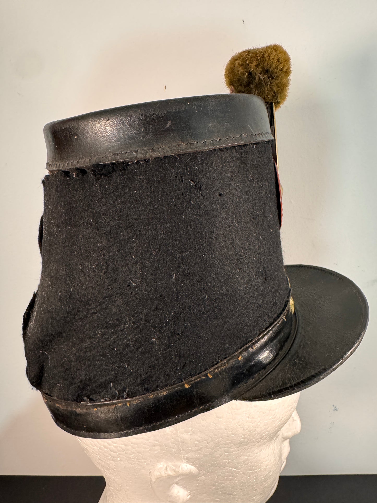 Photo 8 of Antique 19th Century Swiss Infantry Shako - 37th Regiment - collectible militaria item