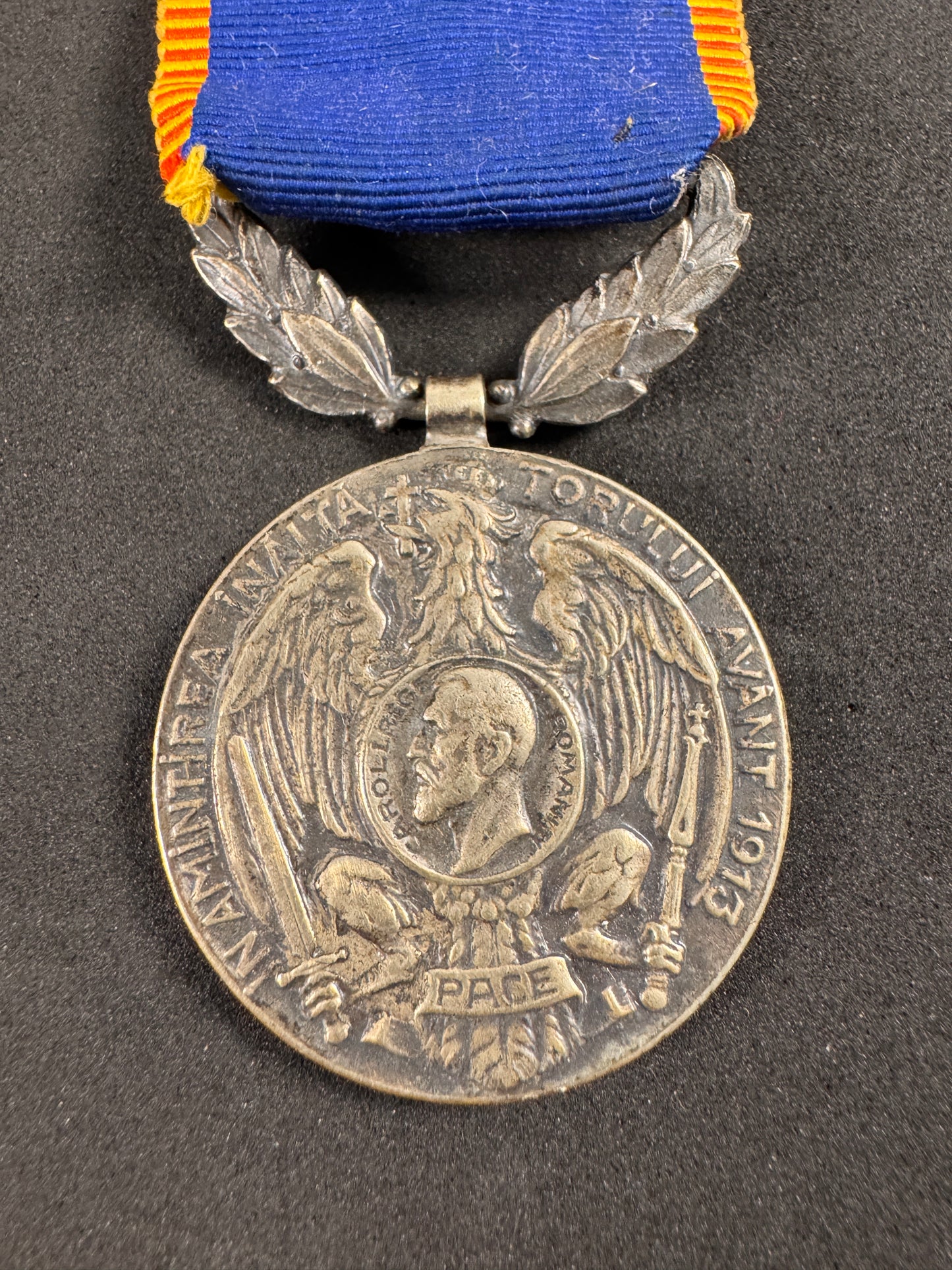 Photo 2 of Romania - 1913 Balkan War Commemorative Medal (King Carol I) - collectible militaria item
