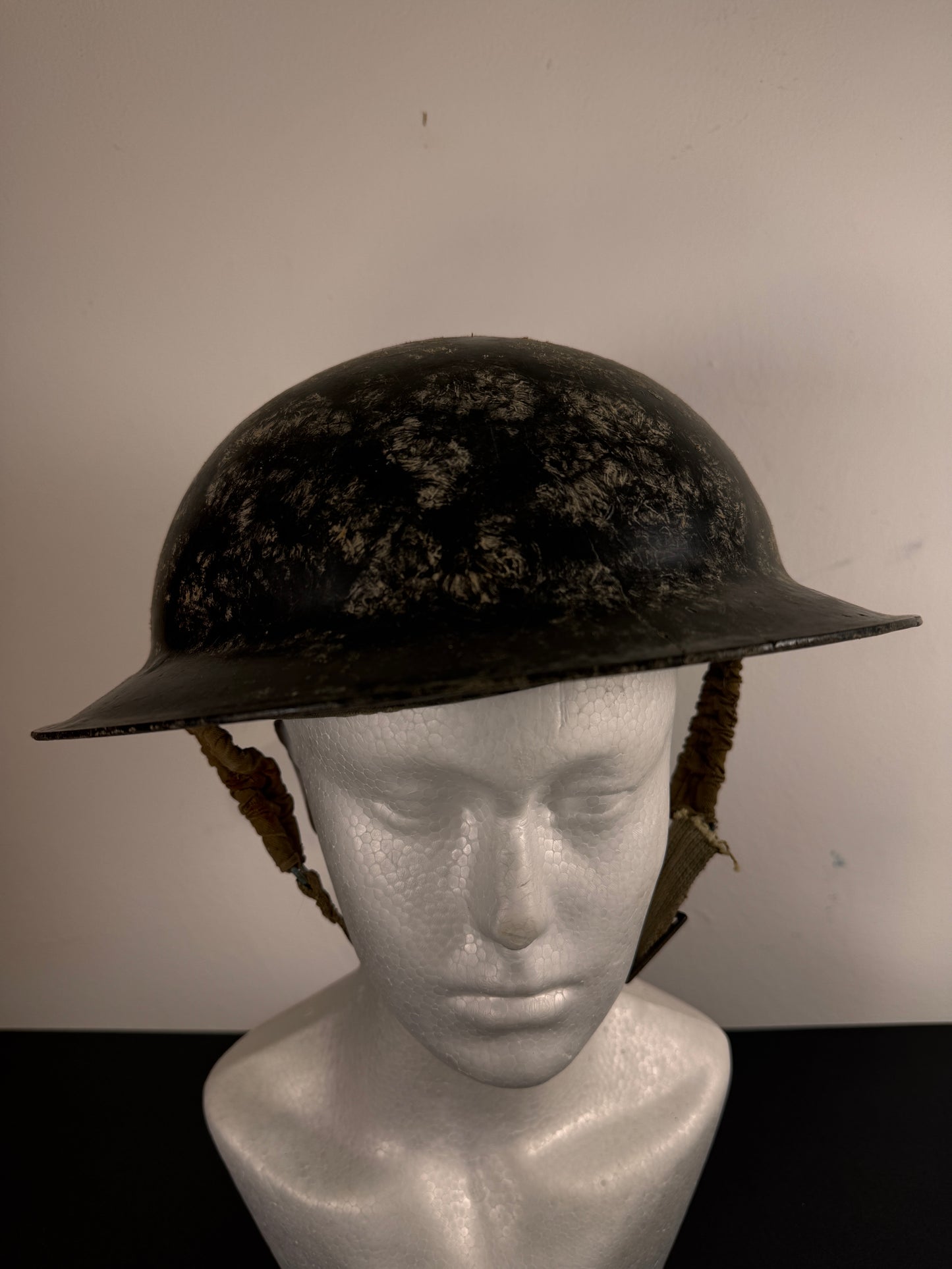 Photo 2 of WW2 British Civil Defence Bakelite Helmet - Home Guard / ARP, Textured Finish - collectible militaria item