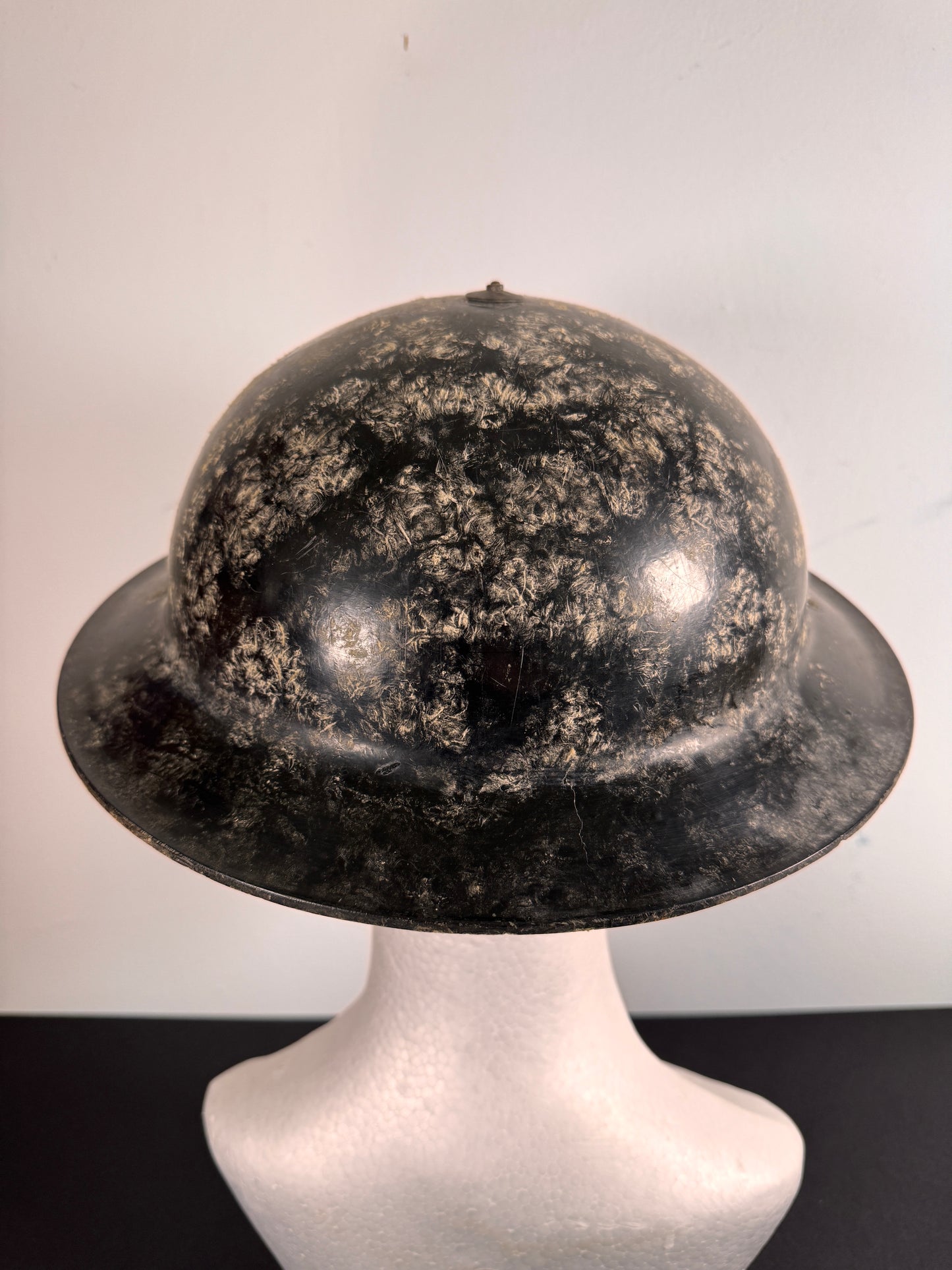 Photo 4 of WW2 British Civil Defence Bakelite Helmet - Home Guard / ARP, Textured Finish - collectible militaria item