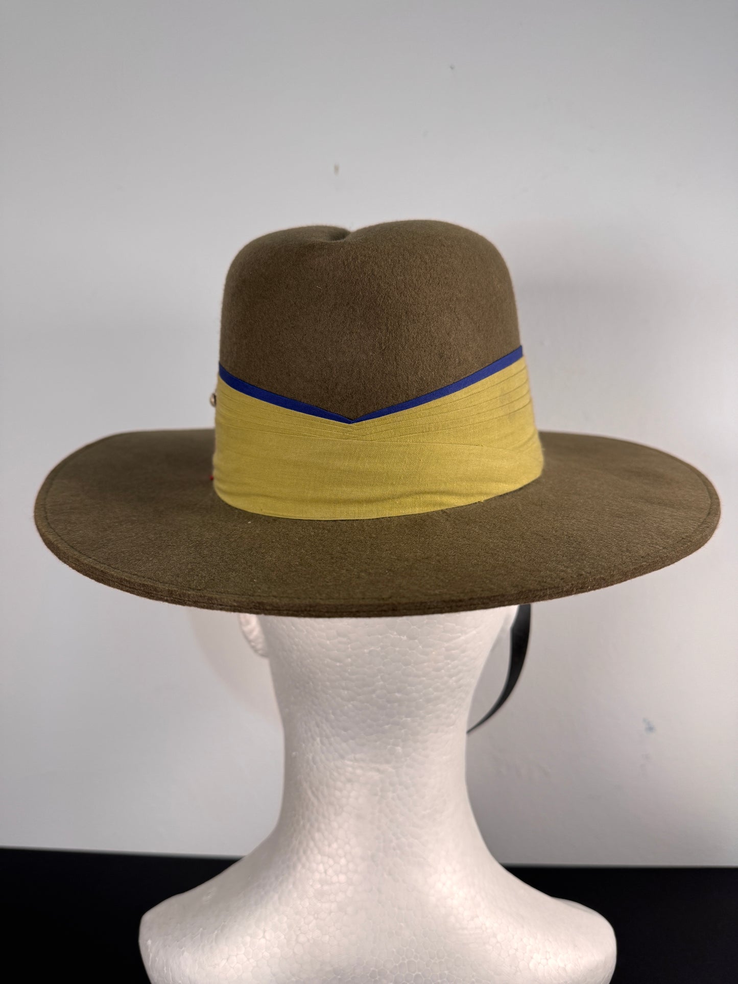 Photo 5 of WW2 British Army 4th Gurkha Rifles Slouch Hat Bush Cap - collectible militaria item