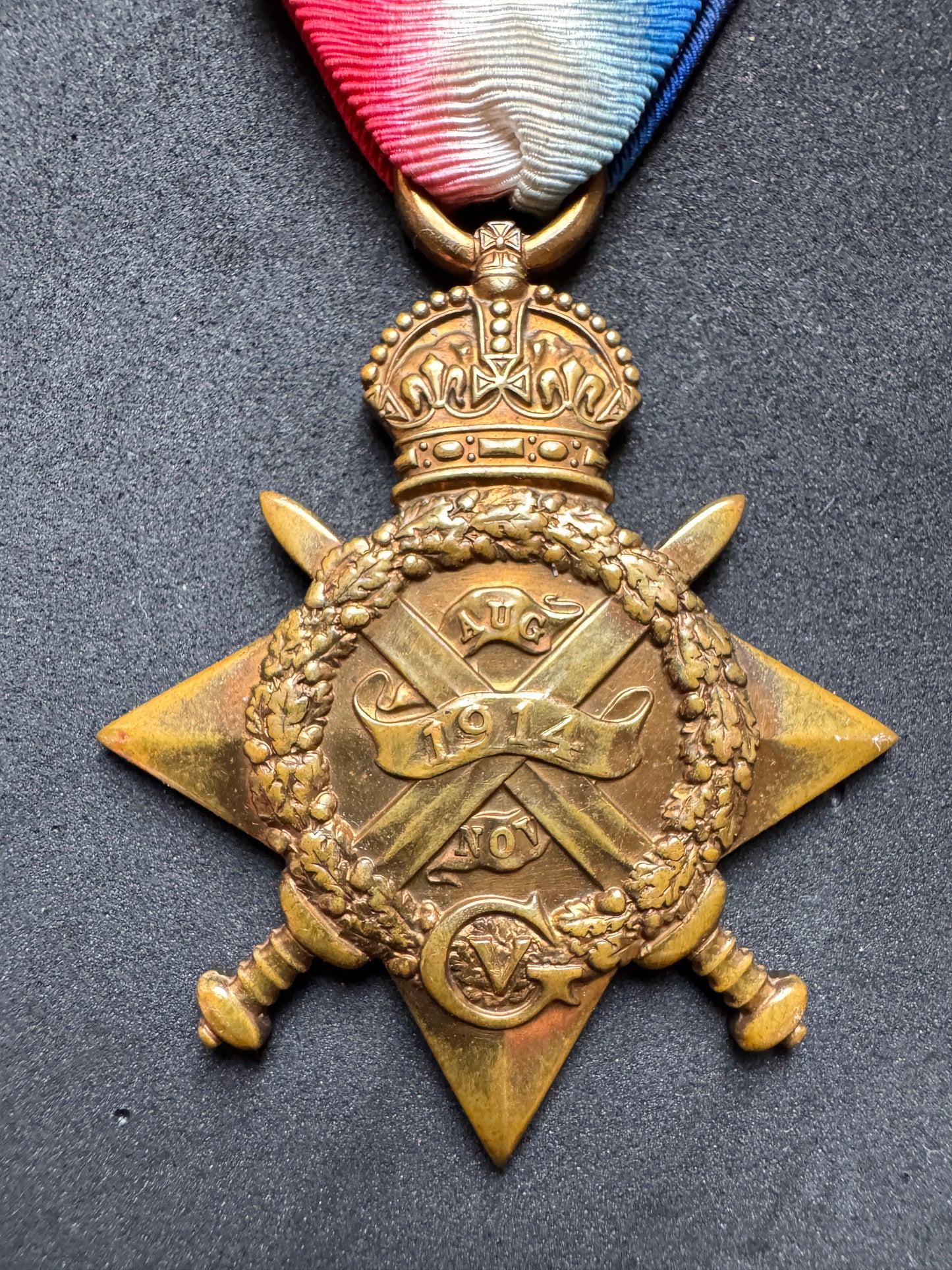 Photo 2 of WW1 British Army BEF 1914 Mons Star - 21st Lancers 21/LRS - collectible militaria item