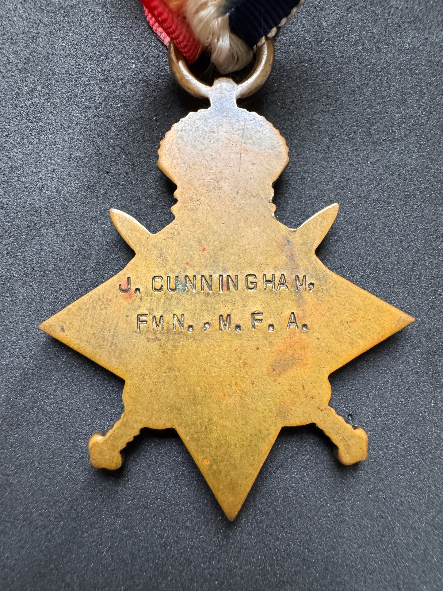 Photo 3 of WW1 British Army 1914-1915 Star - Mercantile Fleet Auxiliary (MFA) - collectible militaria item