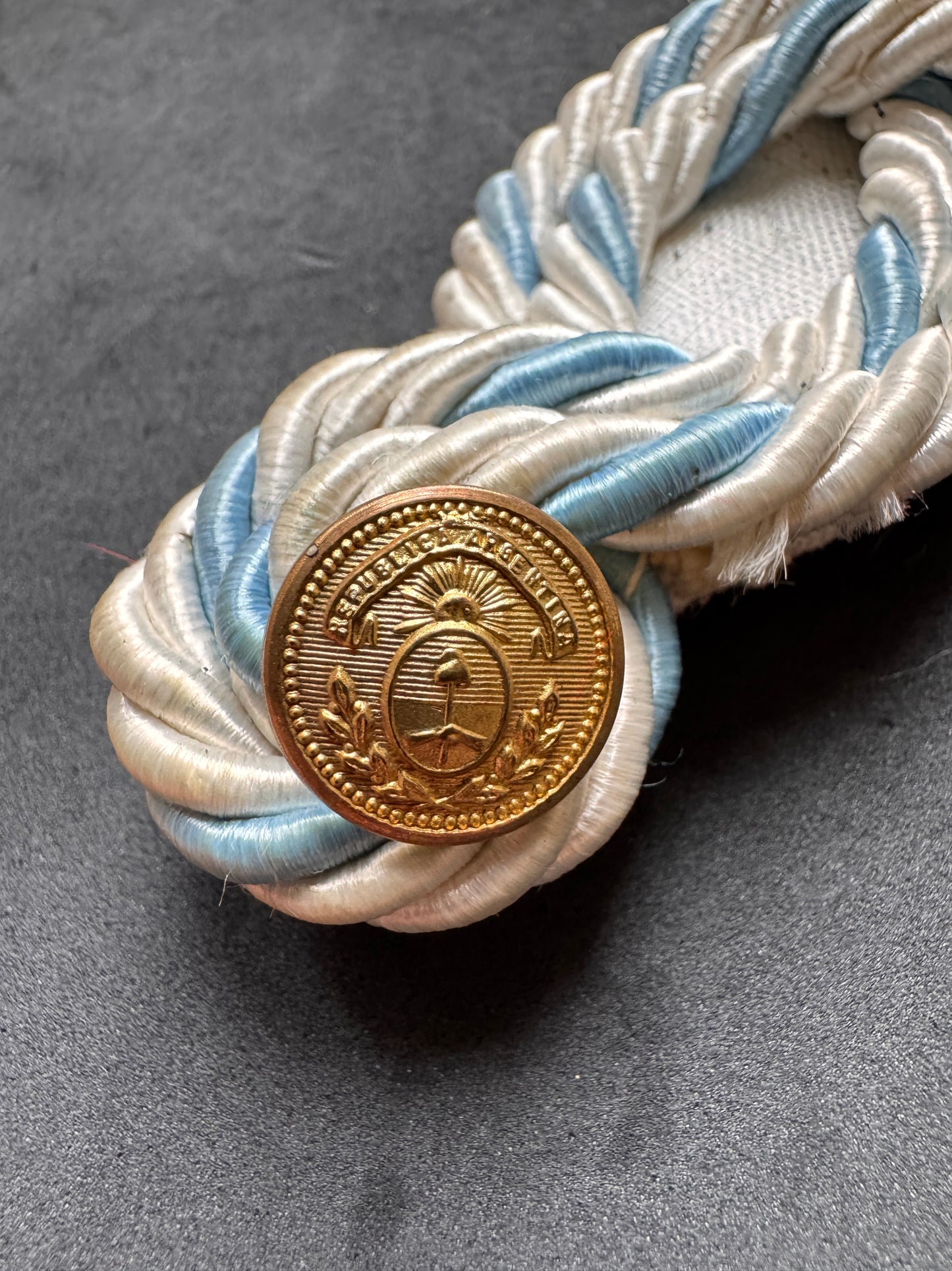 After WW2 Argentine Army Officer’s Ceremonial Epaulettes – Engineers Corps
