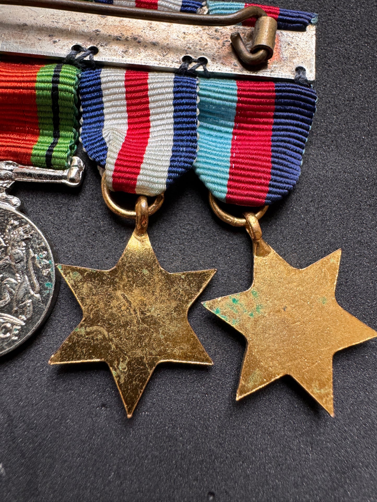 Photo 3 of WW2 British France & Germany Campaign GSM Miniature Medals Stars - collectible militaria item