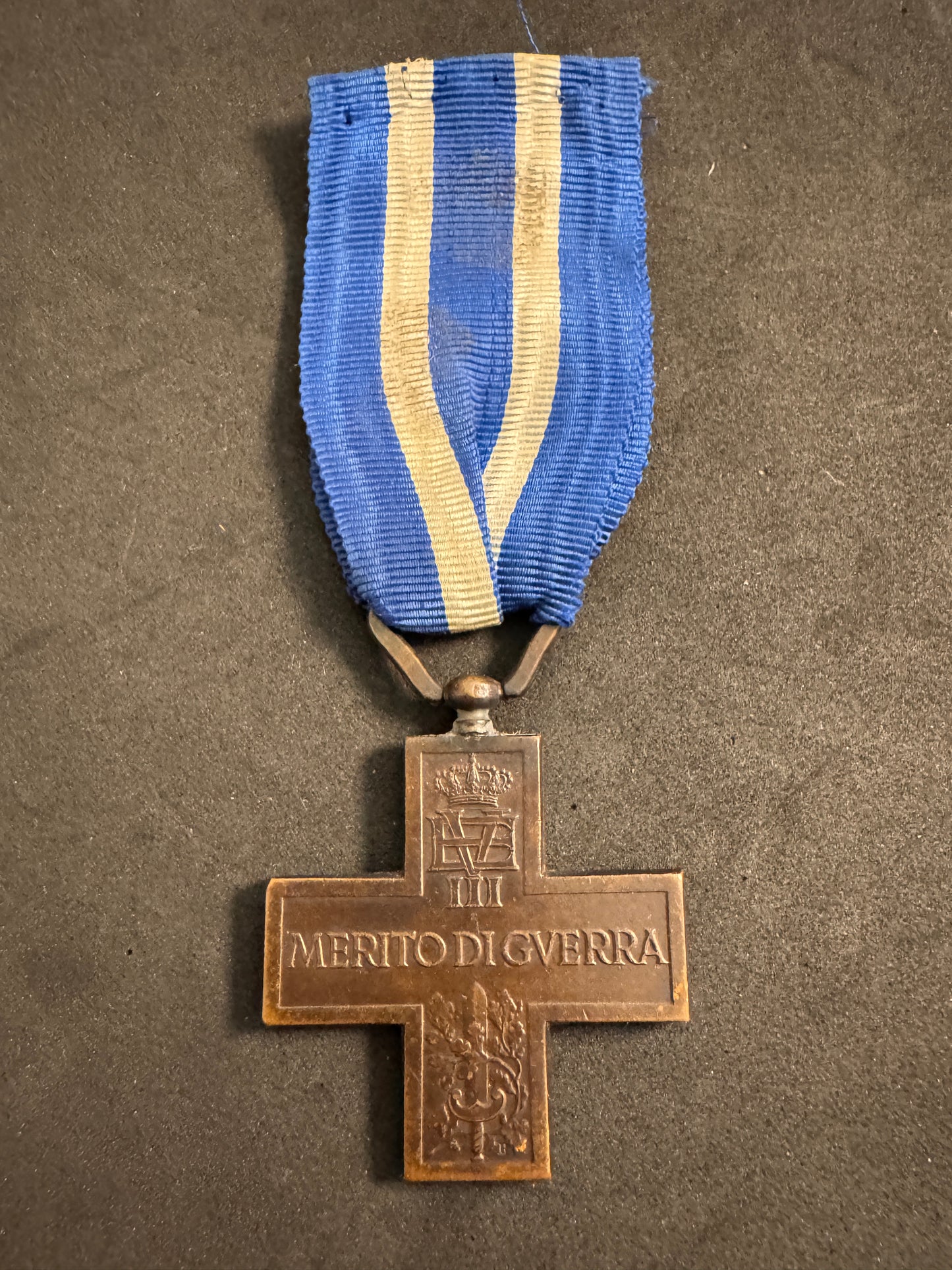 WW1 Italian War Merit Cross (Croce al Merito di Guerra) Medal B