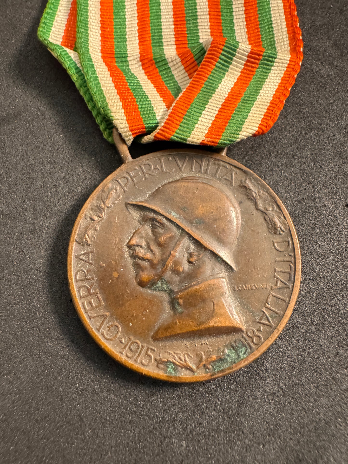 Photo 2 of WW1 Italian Great War commemorative medal 1915-1918 - collectible militaria item