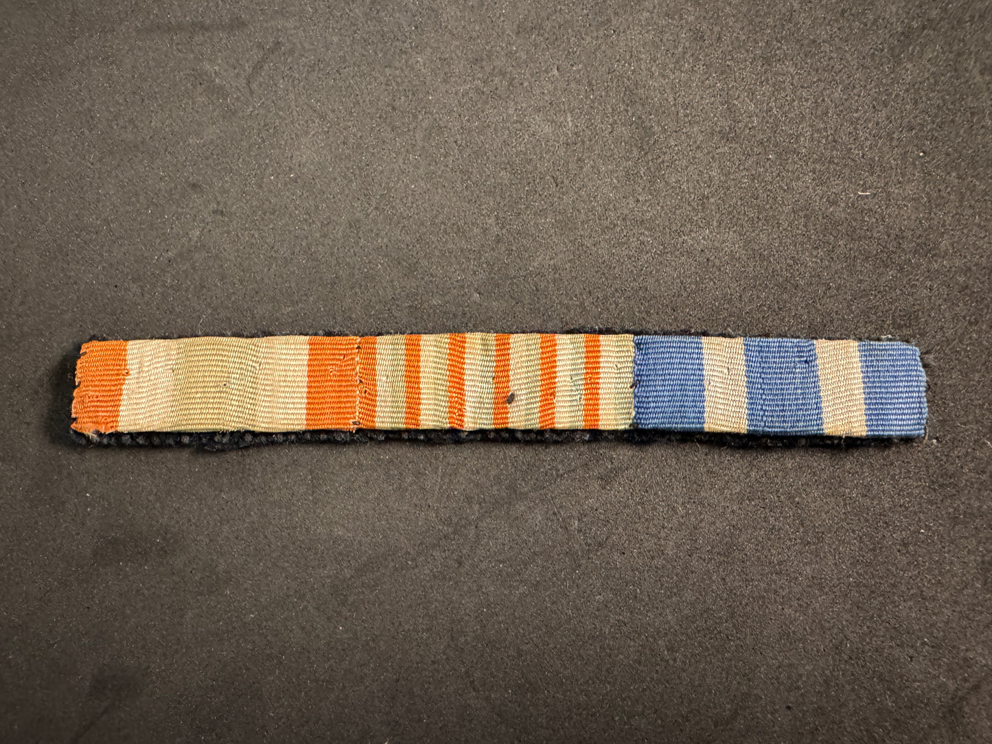 Italian WWI Ribbon Bar – War Cross, War Medal, Unification of Italy Medal