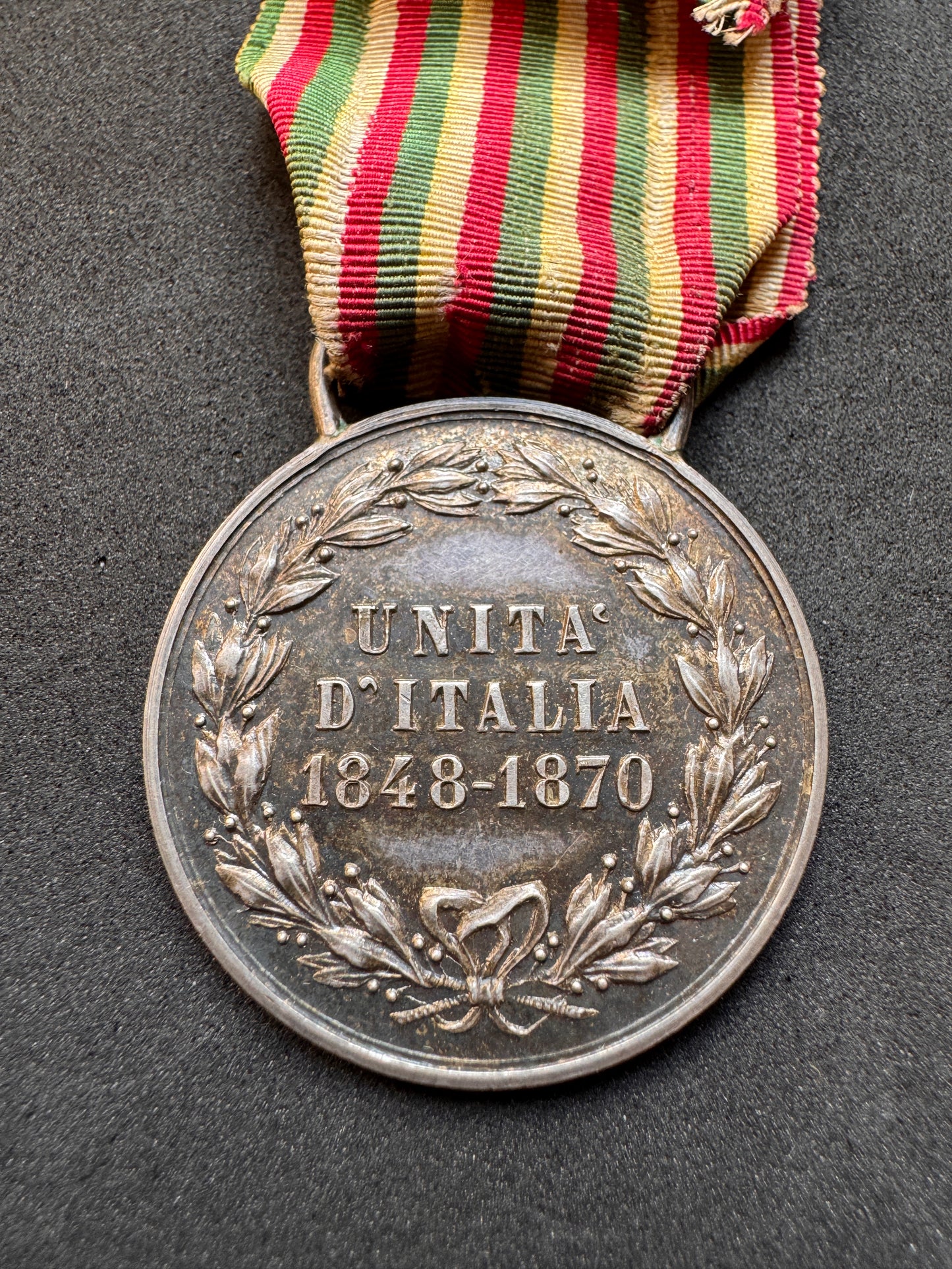 Photo 3 of Italian Unification Medal (Medaglia Commemorativa dell'Unità d'Italia 1848-1870) - collectible militaria item