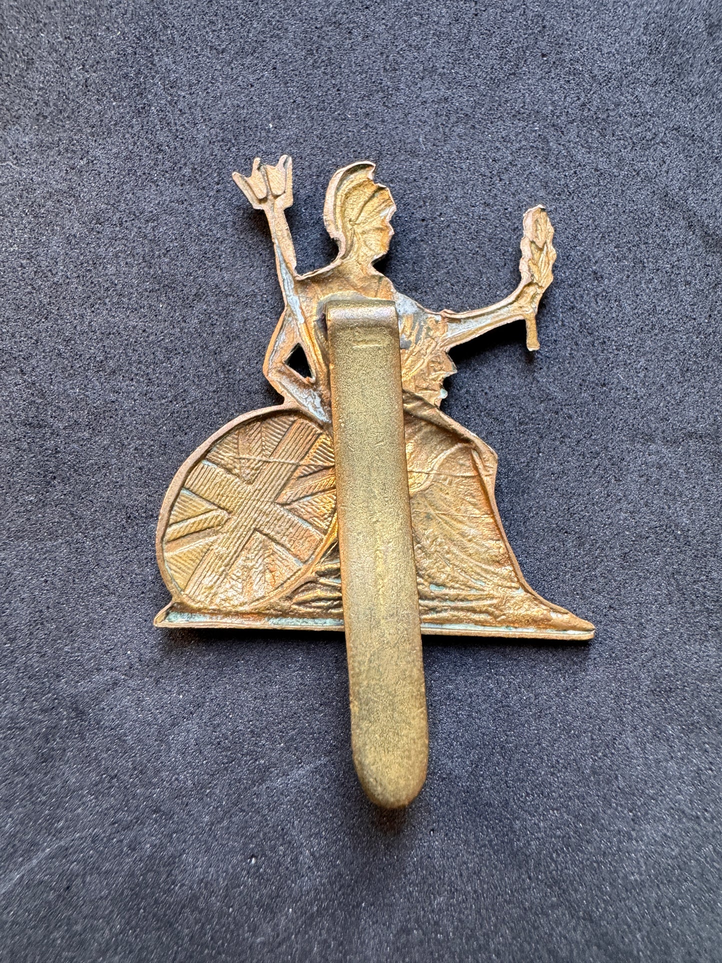 Photo 2 of WW2 British Army Royal Norfolk Regiment Cap Badge - collectible militaria item