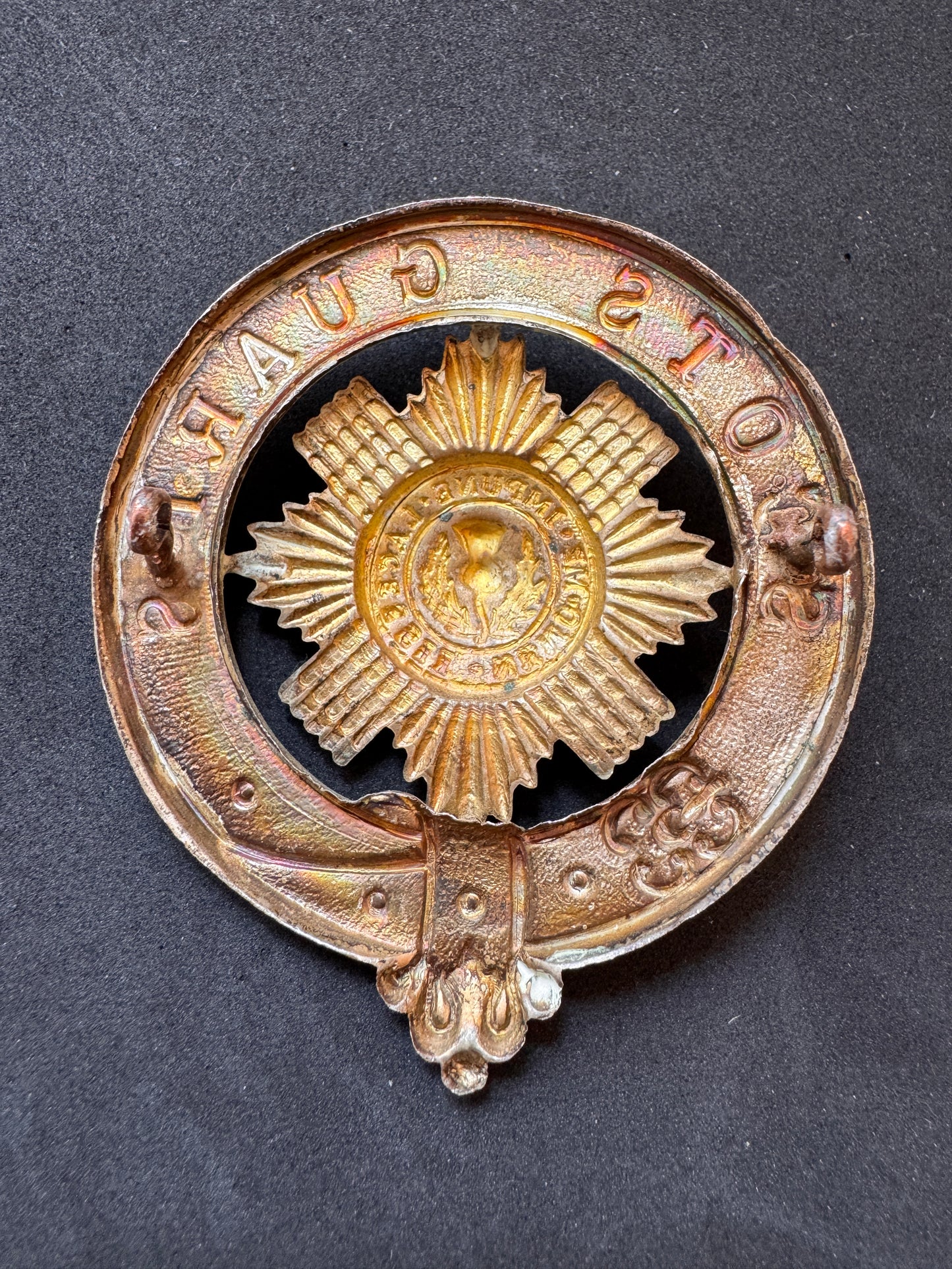 British Army Scots Guards Piper's Cap Badge