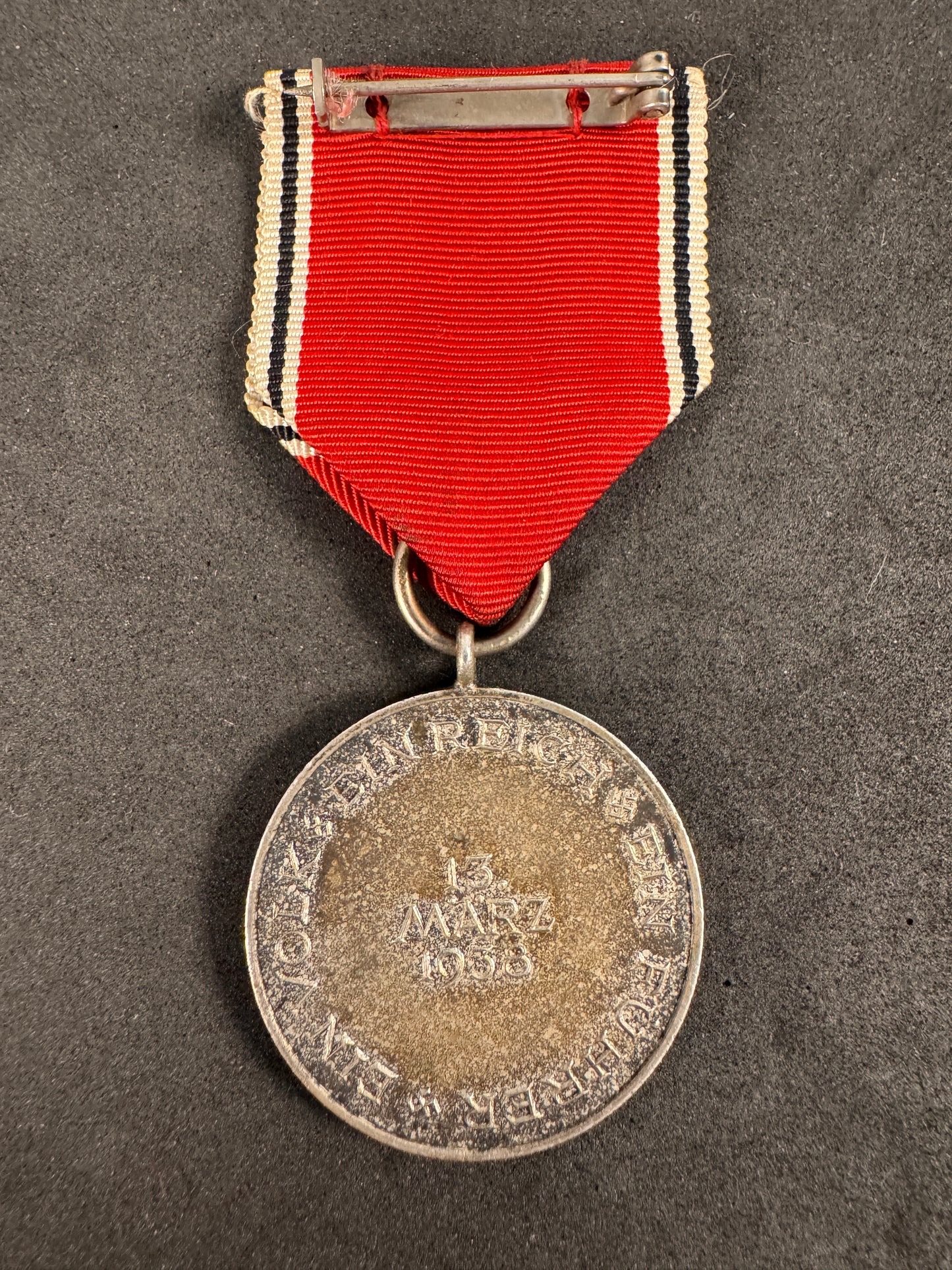 Photo 4 of Original WW2 German Anschluss Medal - Austria 1938 annexation - collectible militaria item