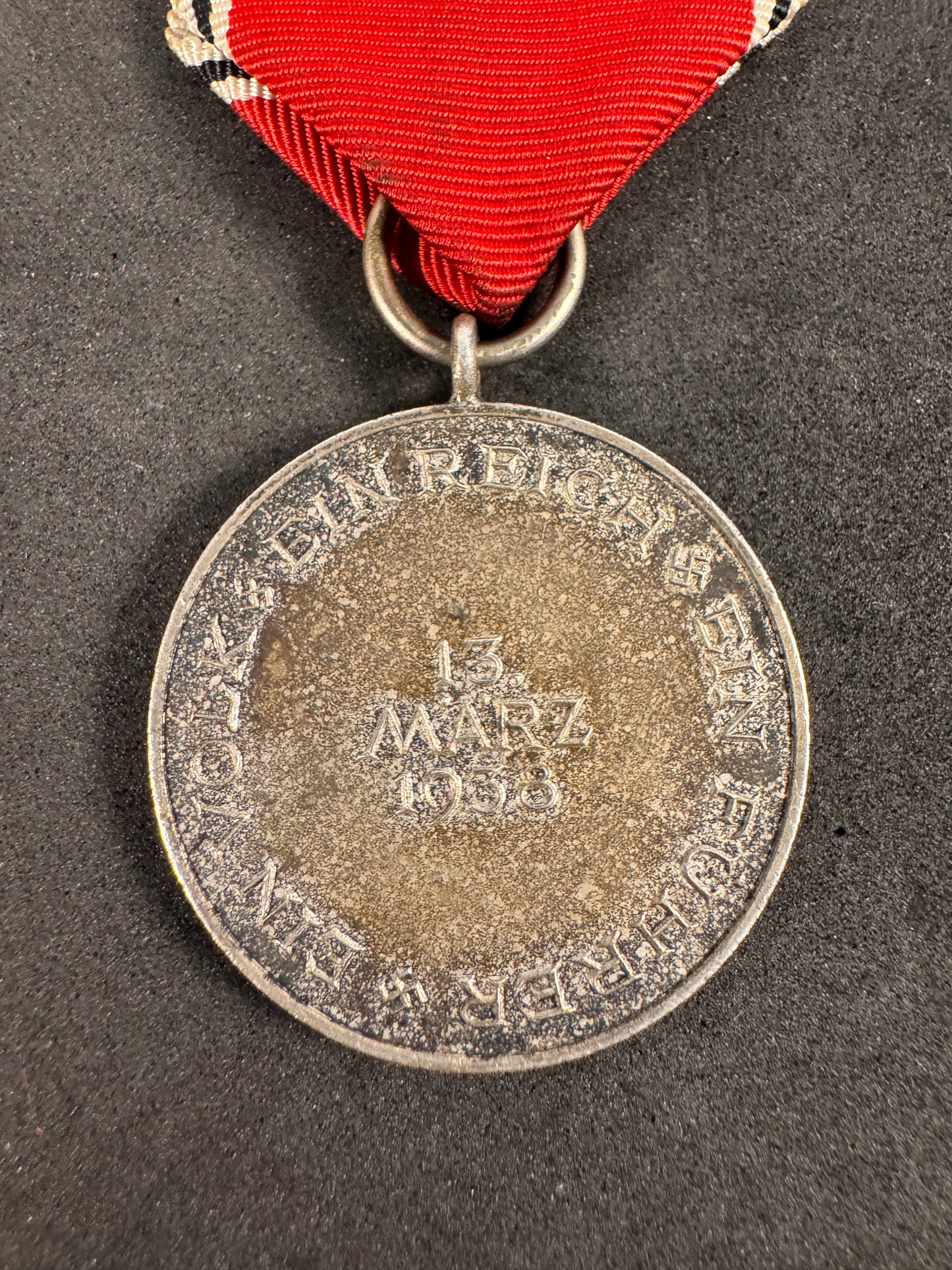 Photo 5 of Original WW2 German Anschluss Medal - Austria 1938 annexation - collectible militaria item