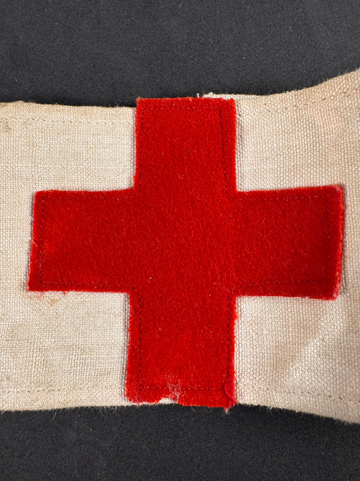 Photo 2 of WW2 British Army Medical Service Red Cross Armband - collectible militaria item